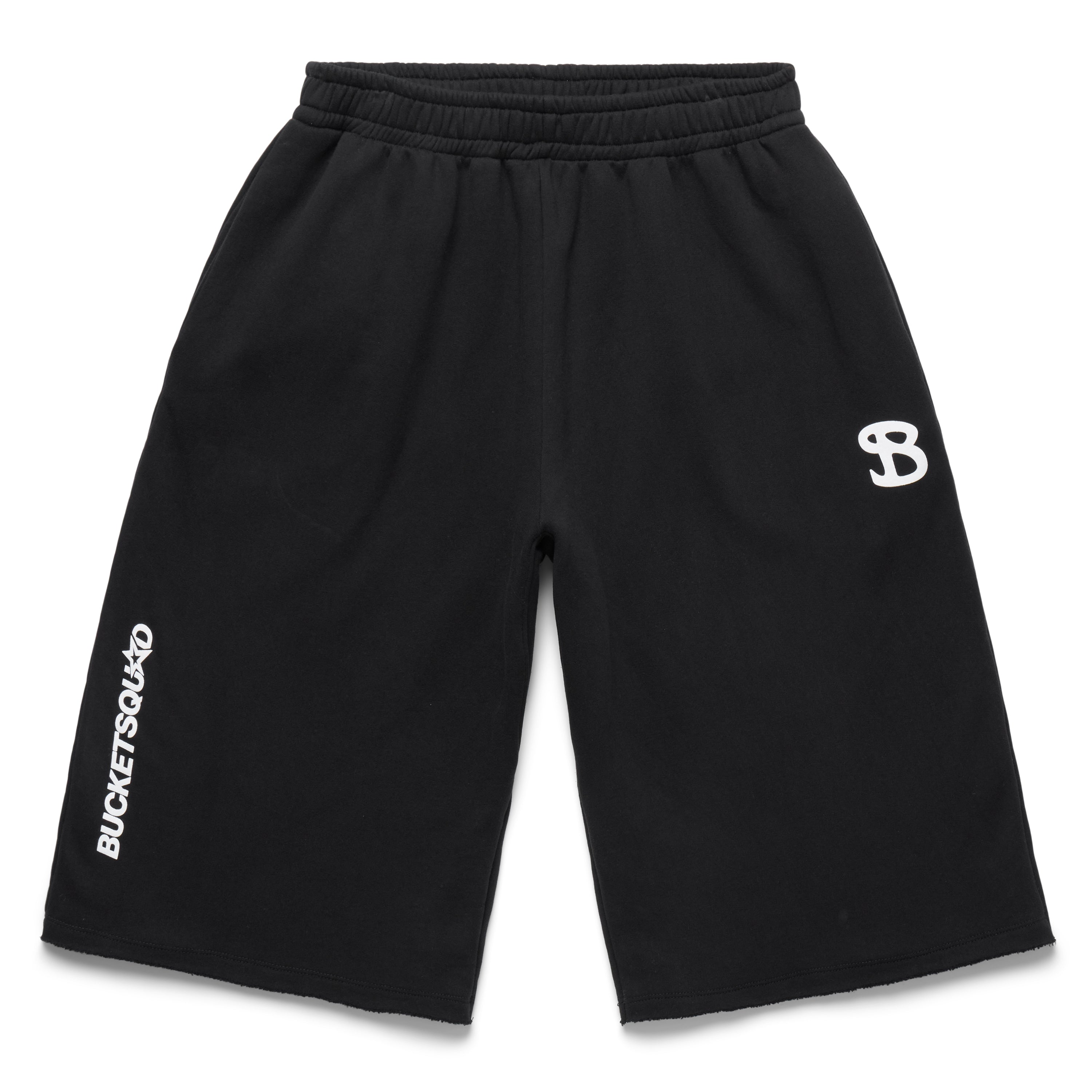 CORE CUTOFF SWEATSHORTS - BLACK