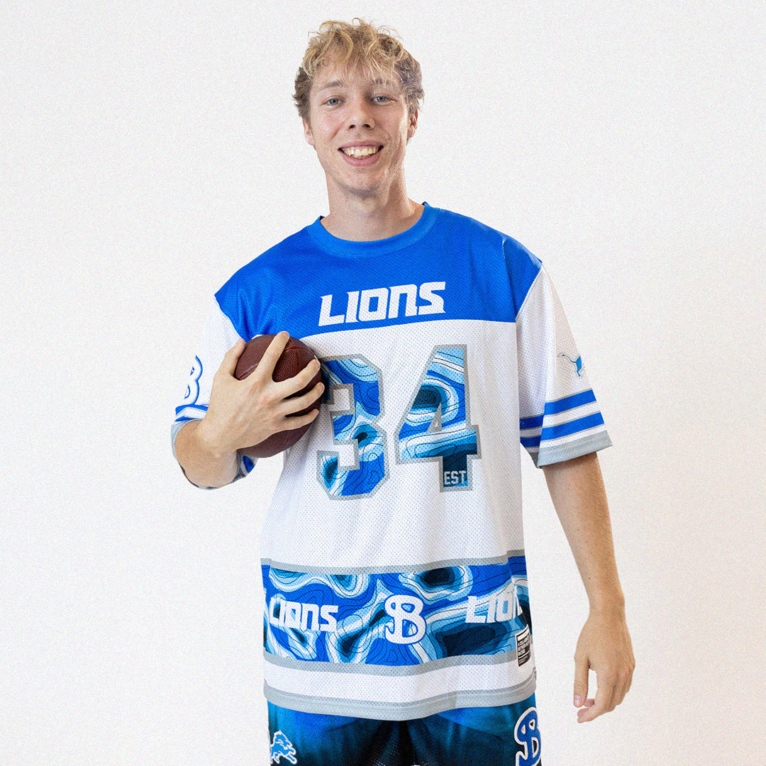 DETROIT LIONS NFL MESH TEE