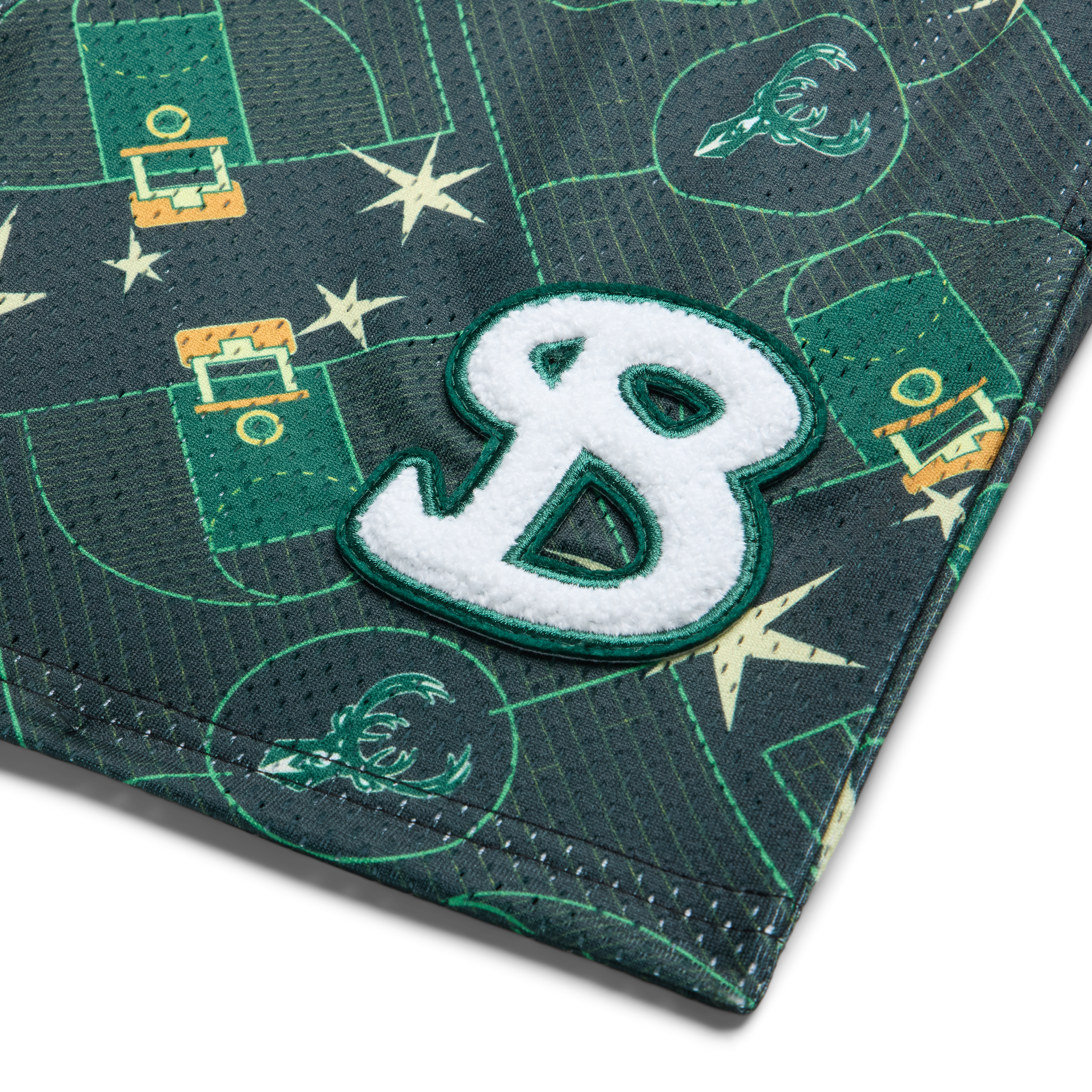 NBA MILWAUKEE BUCKS COURT YOUTH SHORTS