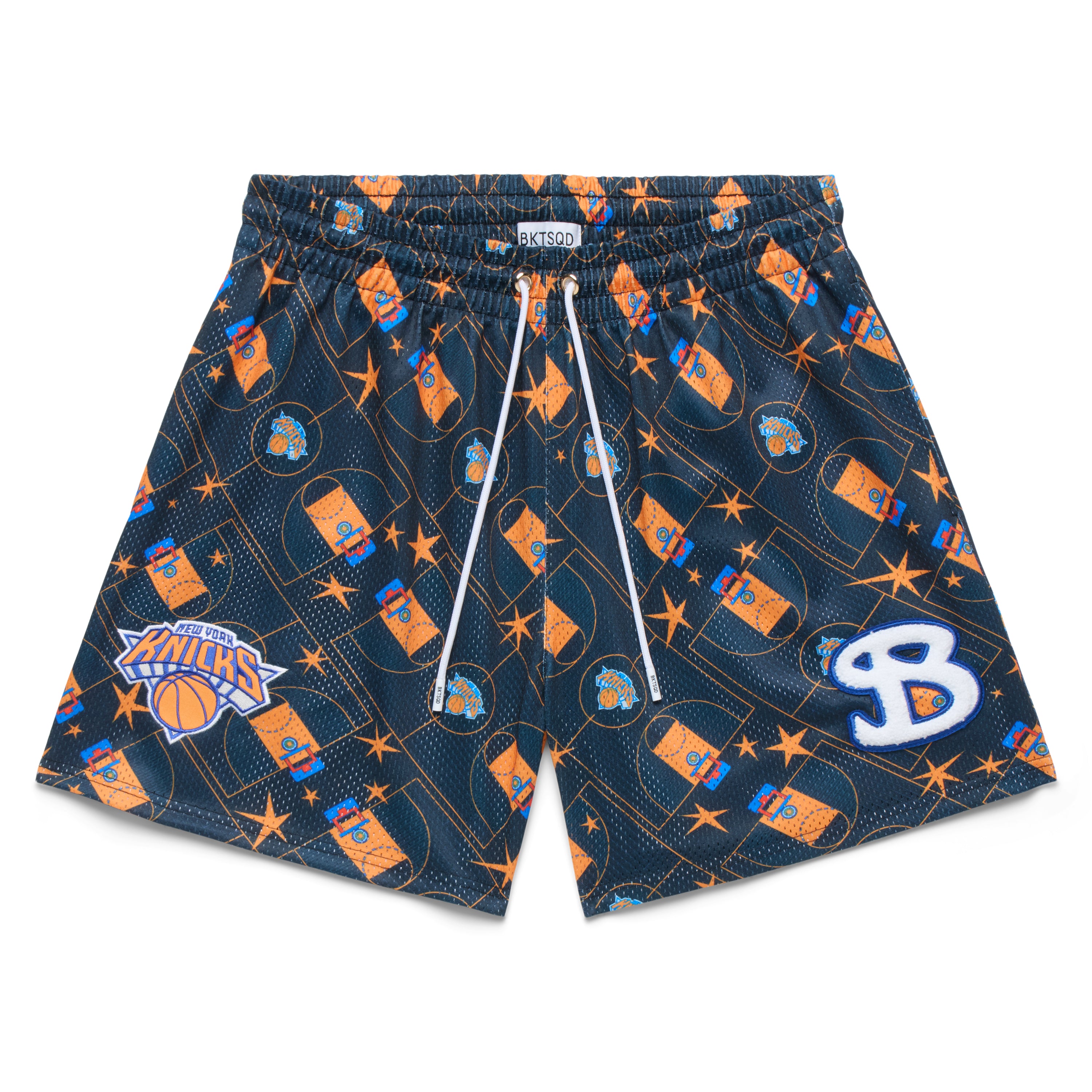 NBA NEW YORK KNICKS COURT SHORTS