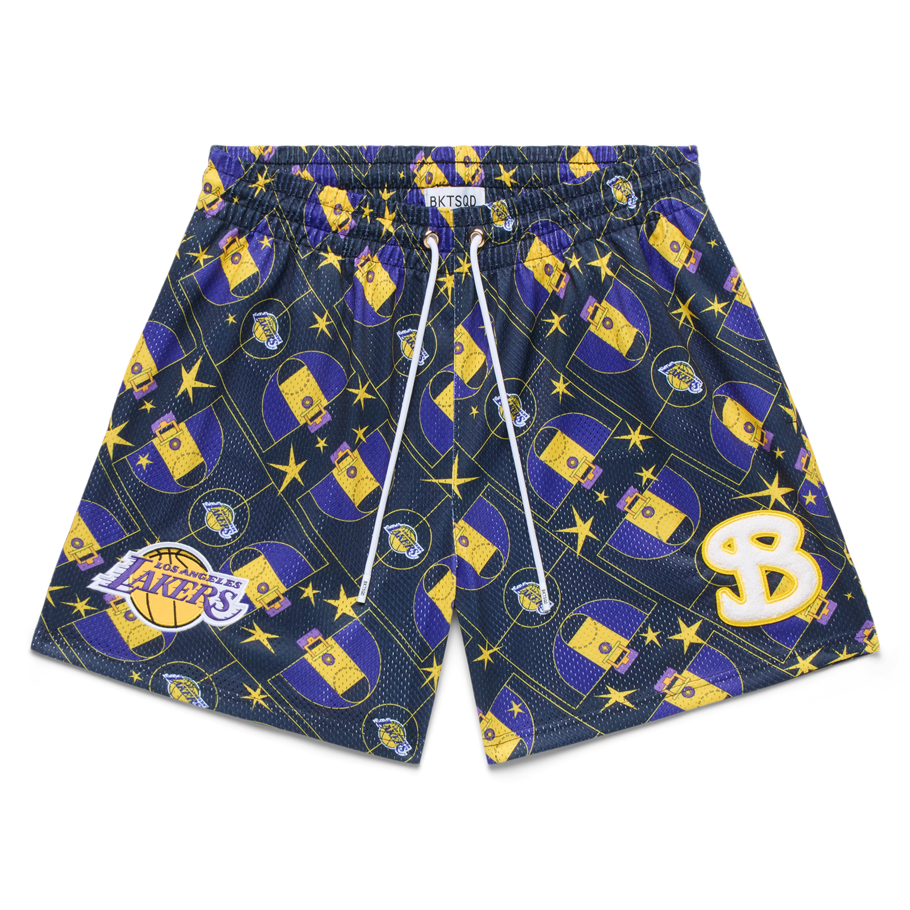 NBA LOS ANGELES LAKERS COURT SHORTS