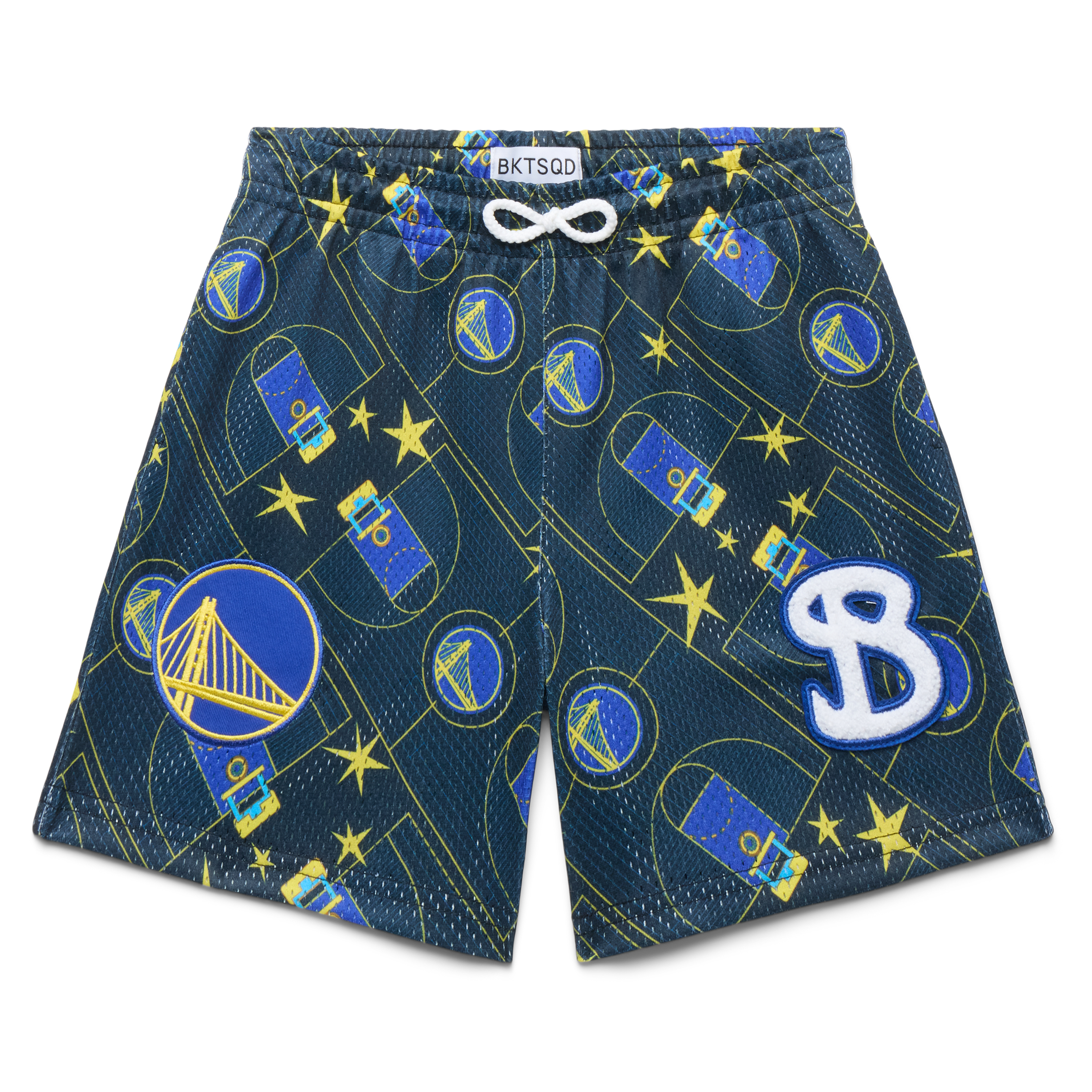 NBA GOLDEN STATE WARRIORS COURT YOUTH SHORTS