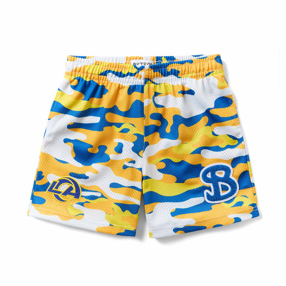 YOUTH RAMS CAMO SHORTS