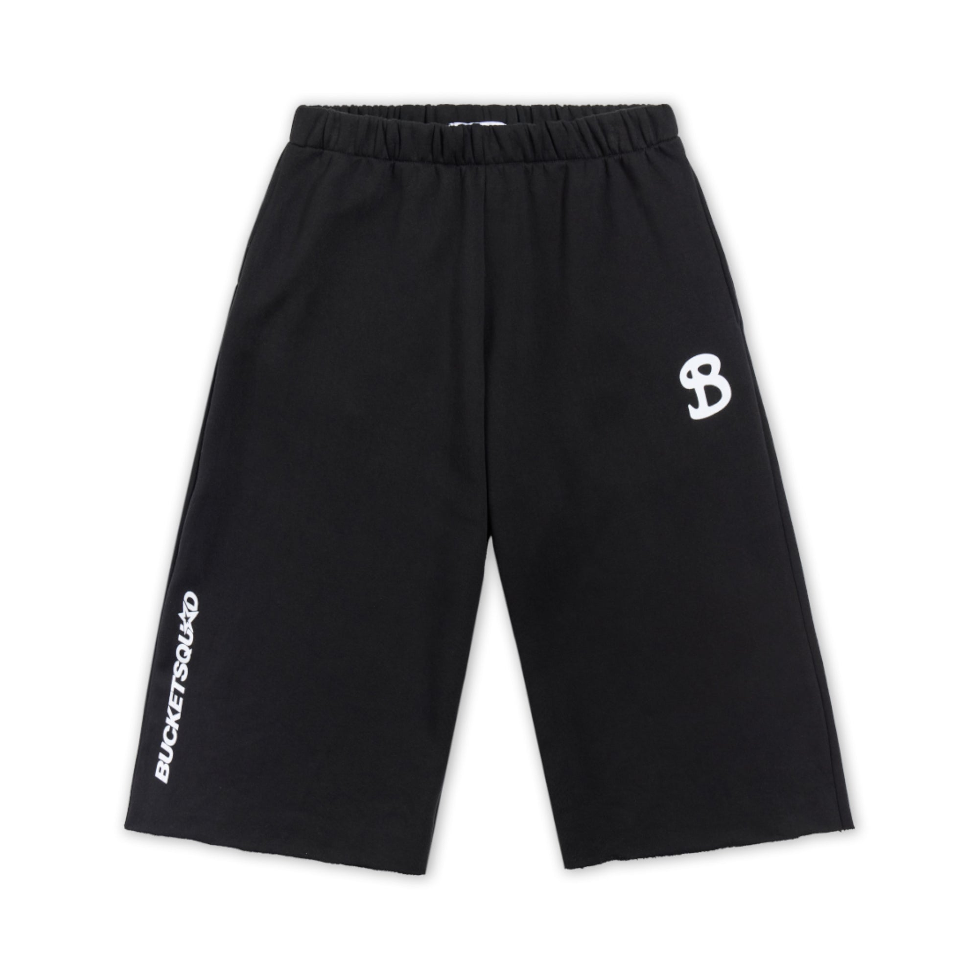 YOUTH CORE CUTOFF SWEATPANTS - BLACK