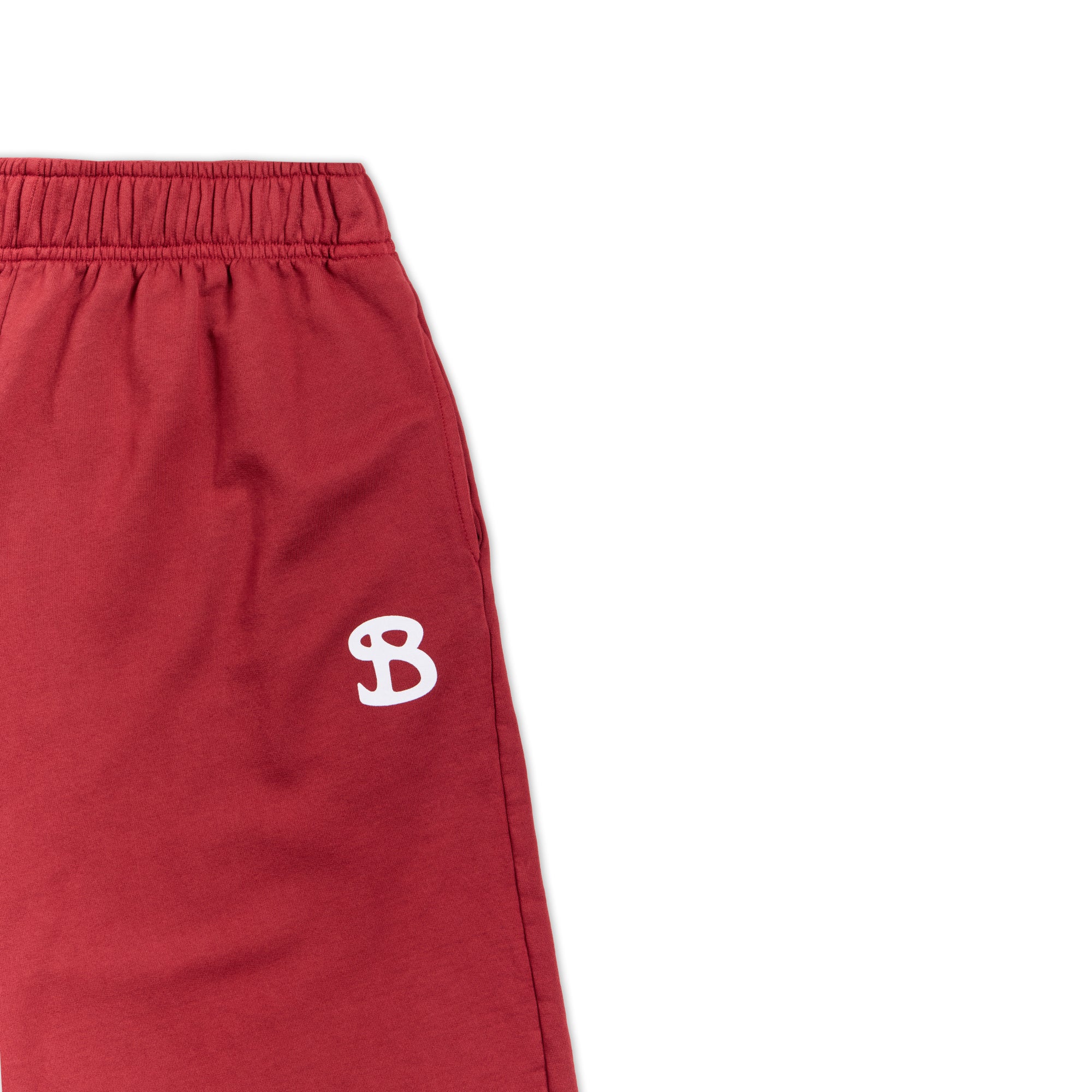 YOUTH CORE CUTOFF SWEATPANTS - MAROON