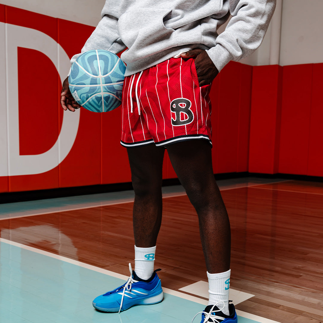 TEAM BKTSQD RED TIDAL SHORTS