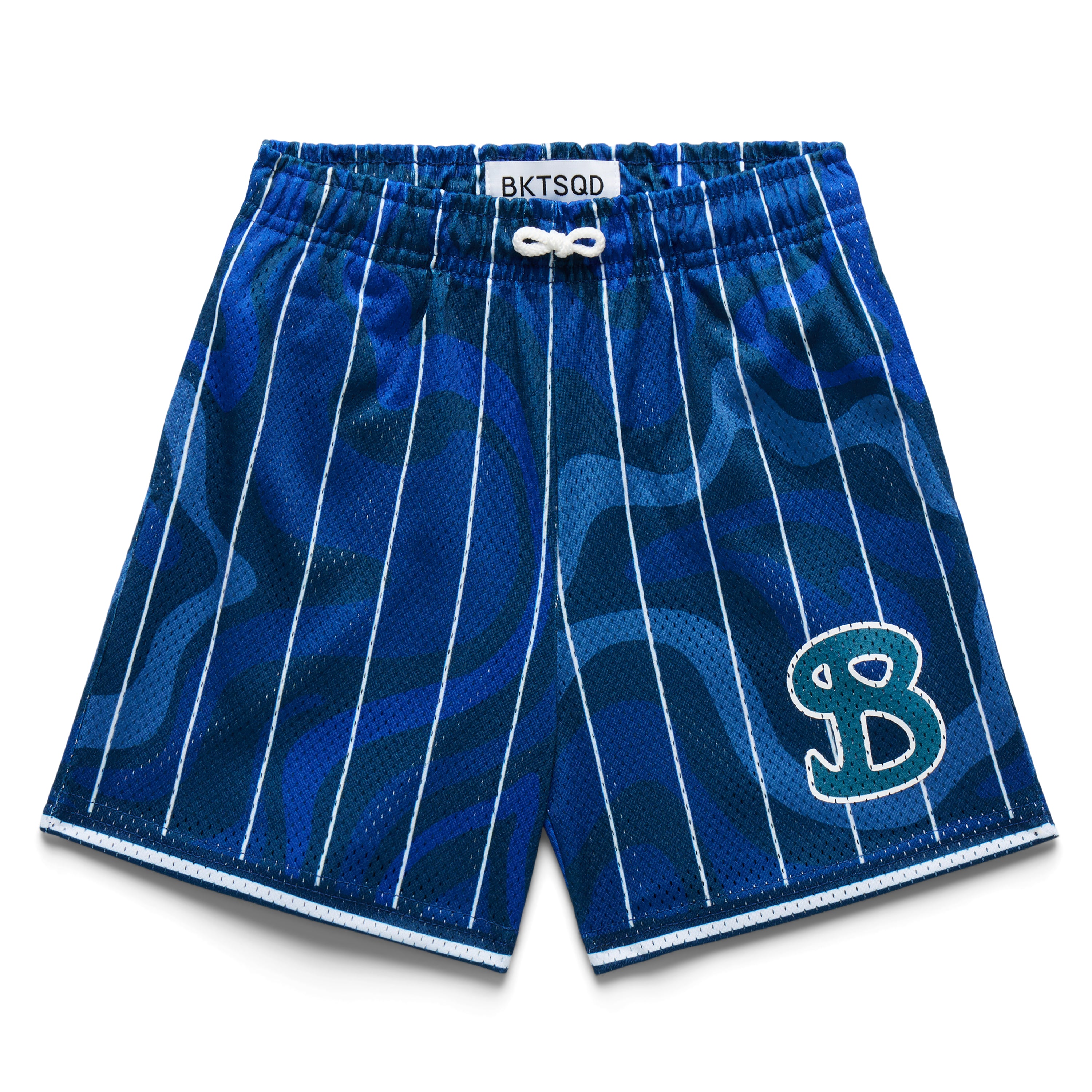 TEAM BKTSQD NAVY TIDAL YOUTH SHORTS