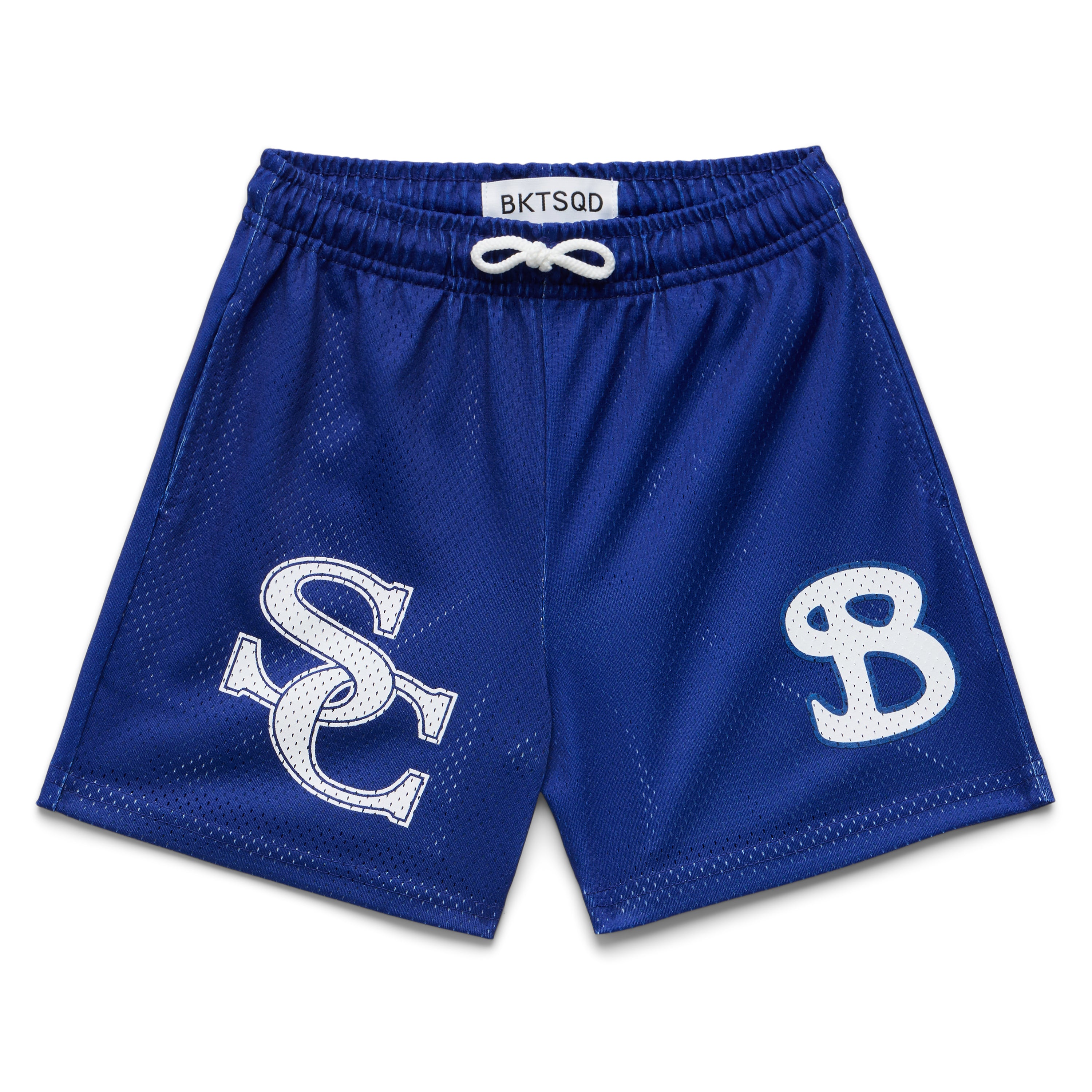SC X BKTSQD BLUE YOUTH SHORTS