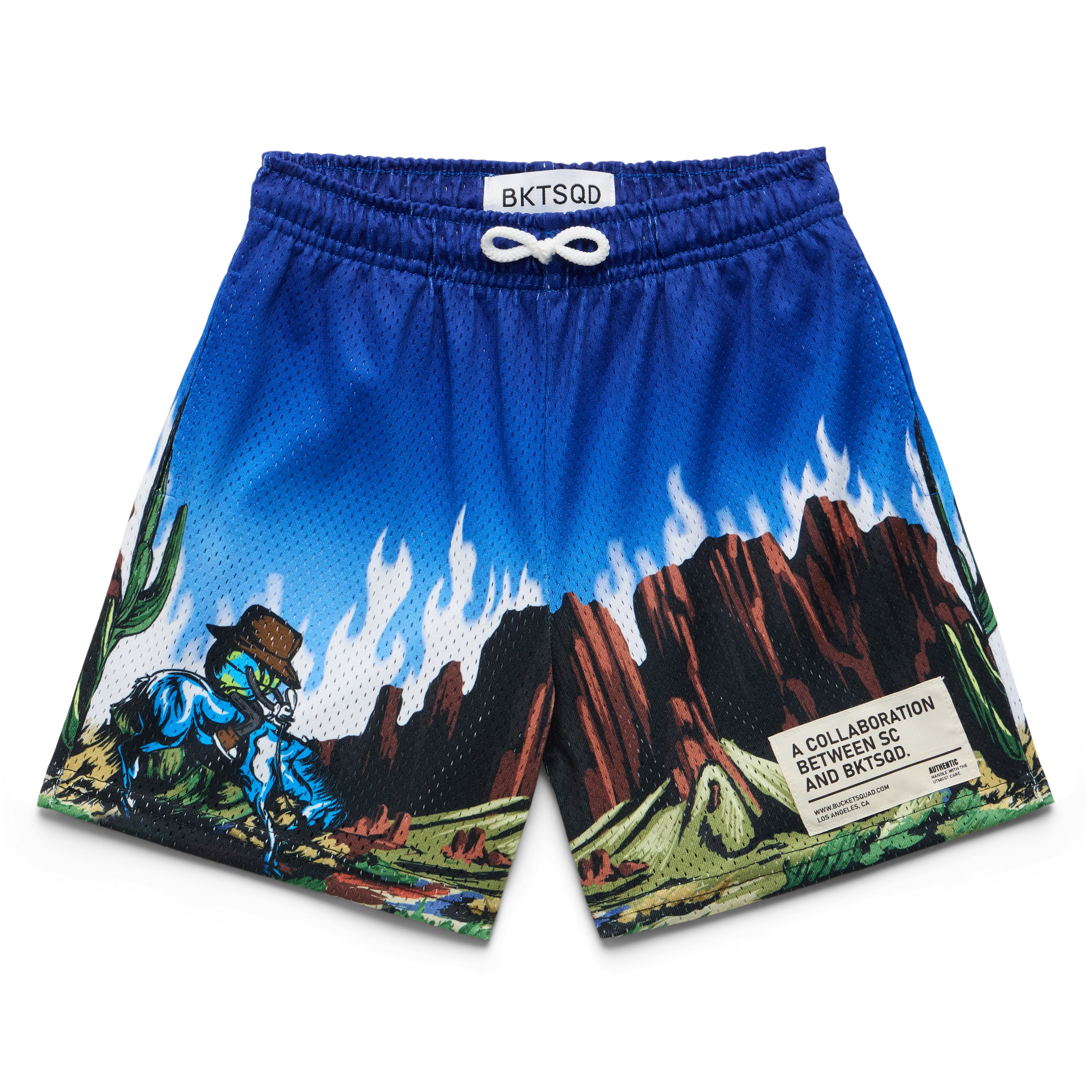 SC X BKTSQD LANDSCAPE YOUTH SHORTS