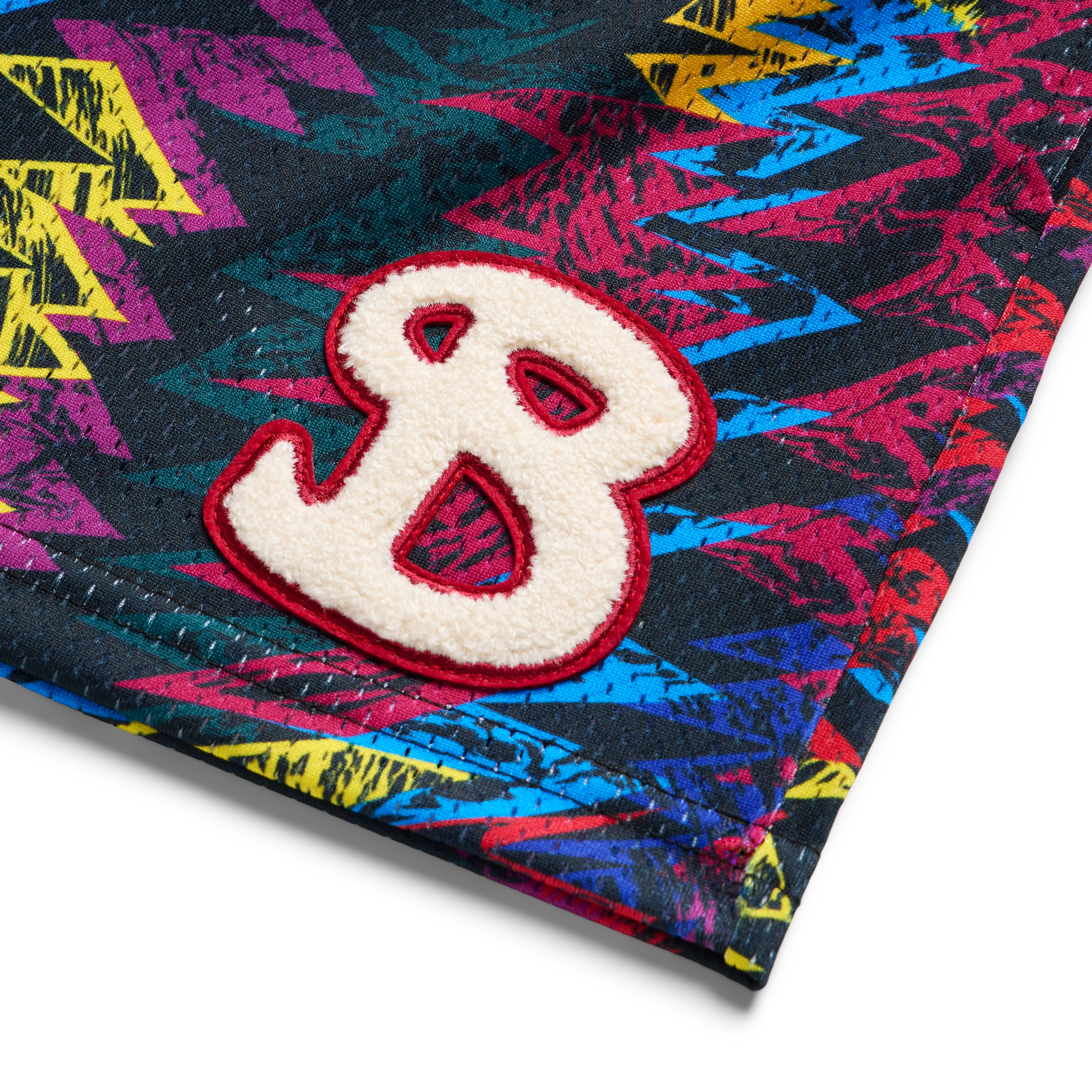 BLACK GLITCH YOUTH SHORTS