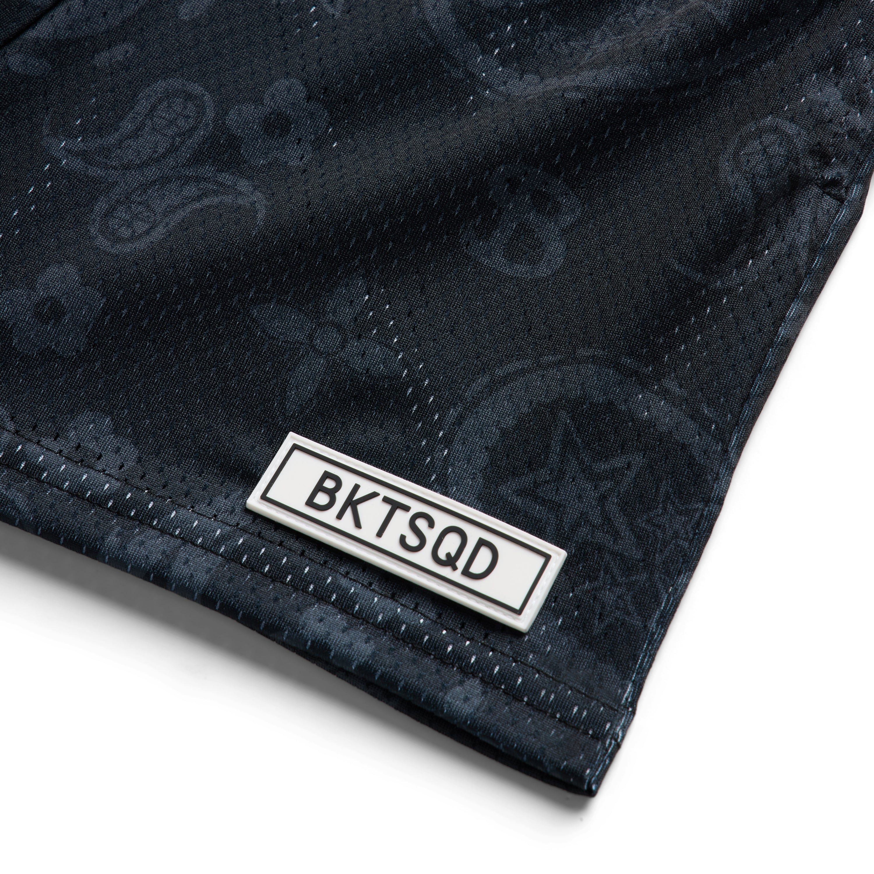 BLACK PAISLEY YOUTH SHORTS