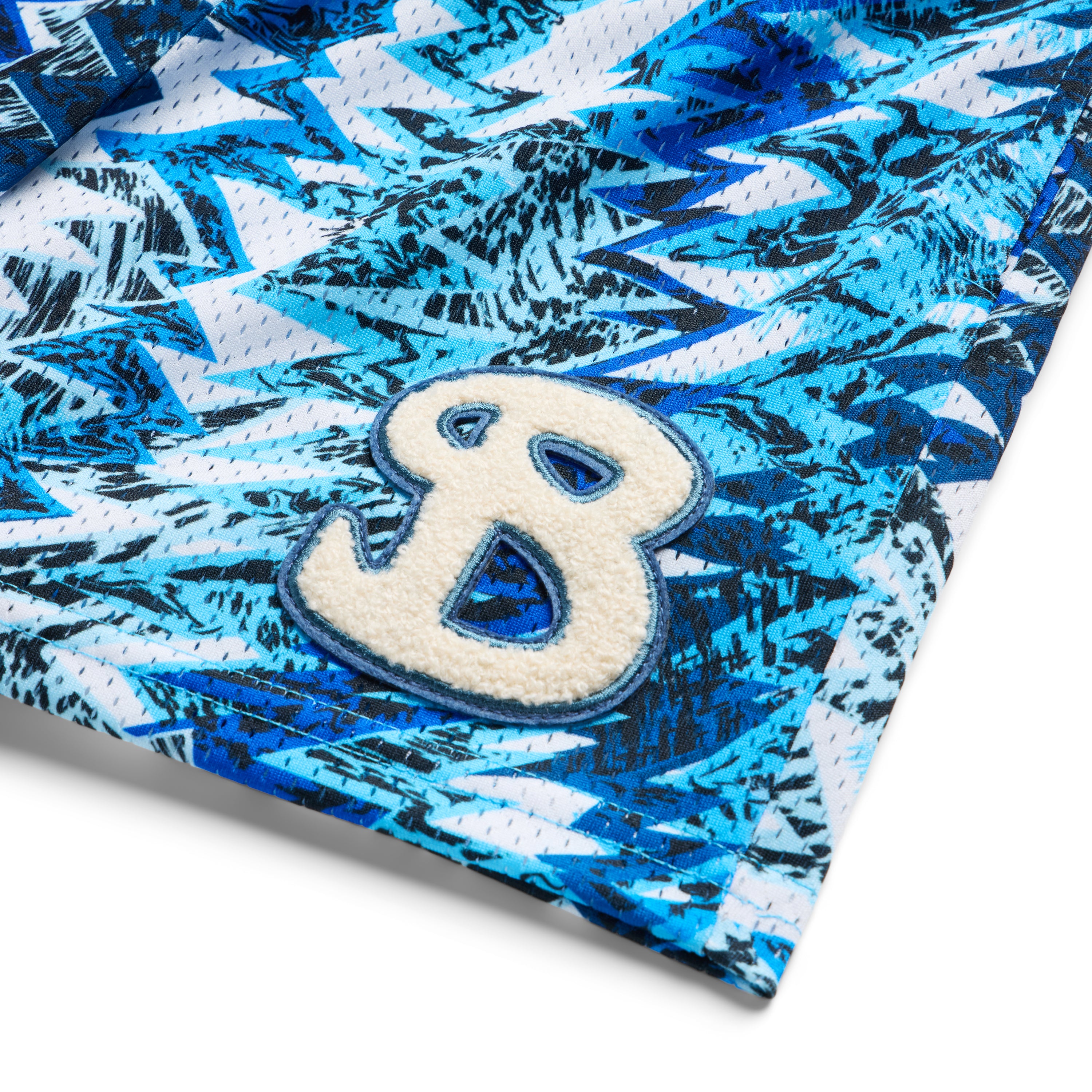 BLUE GLITCH YOUTH SHORTS