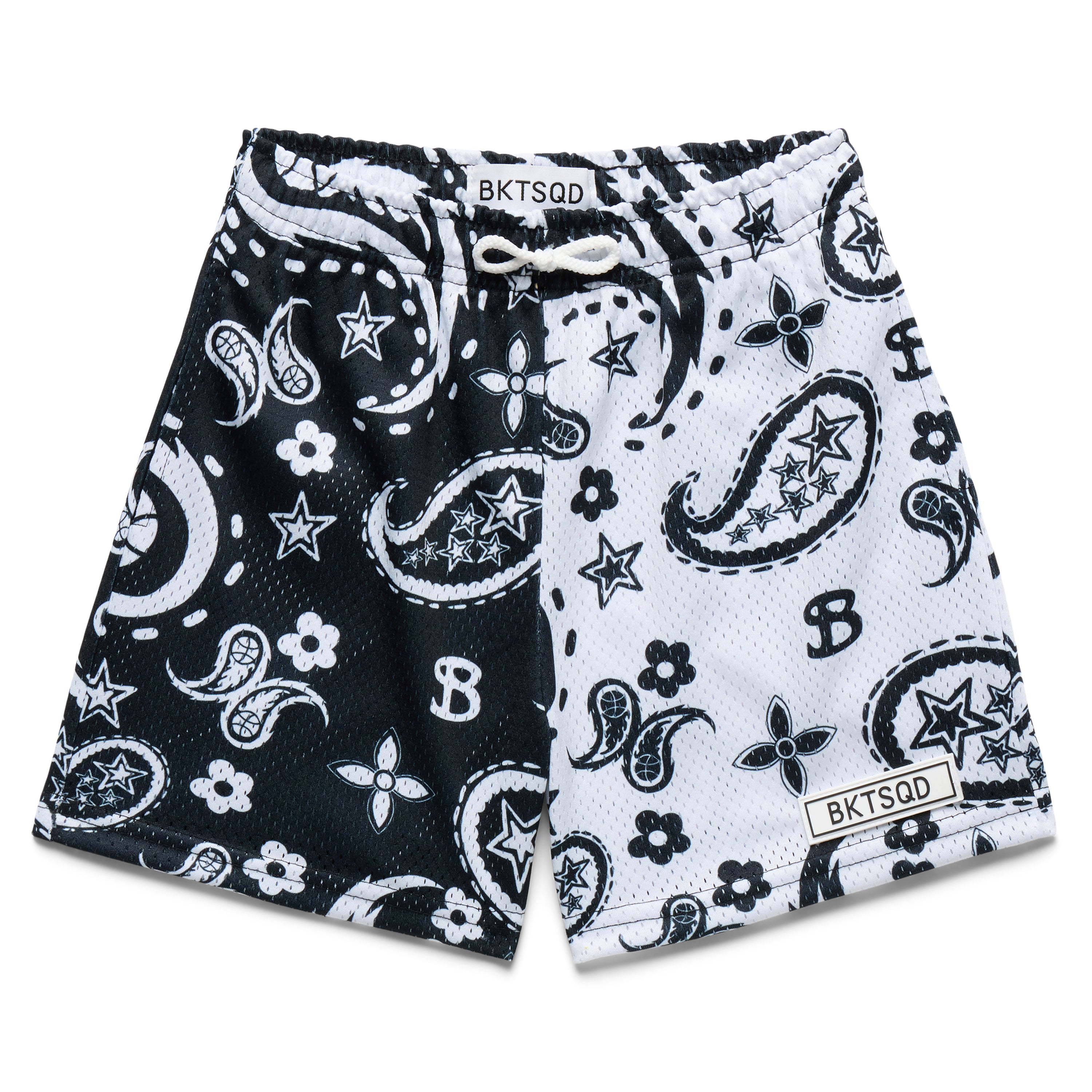 TWO-TONE PAISLEY YOUTH SHORTS