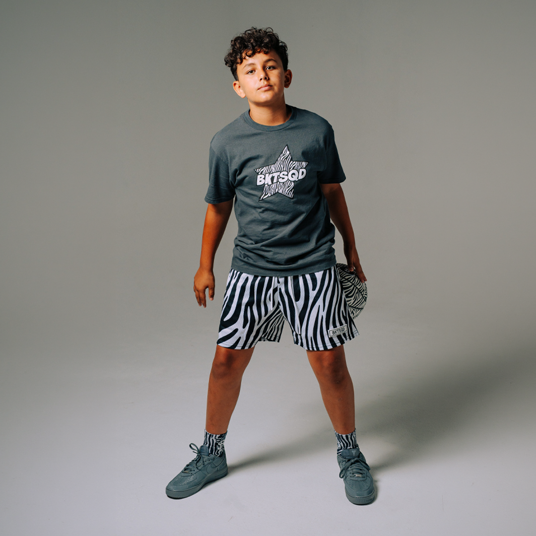YOUTH ZEBRA SHORTS