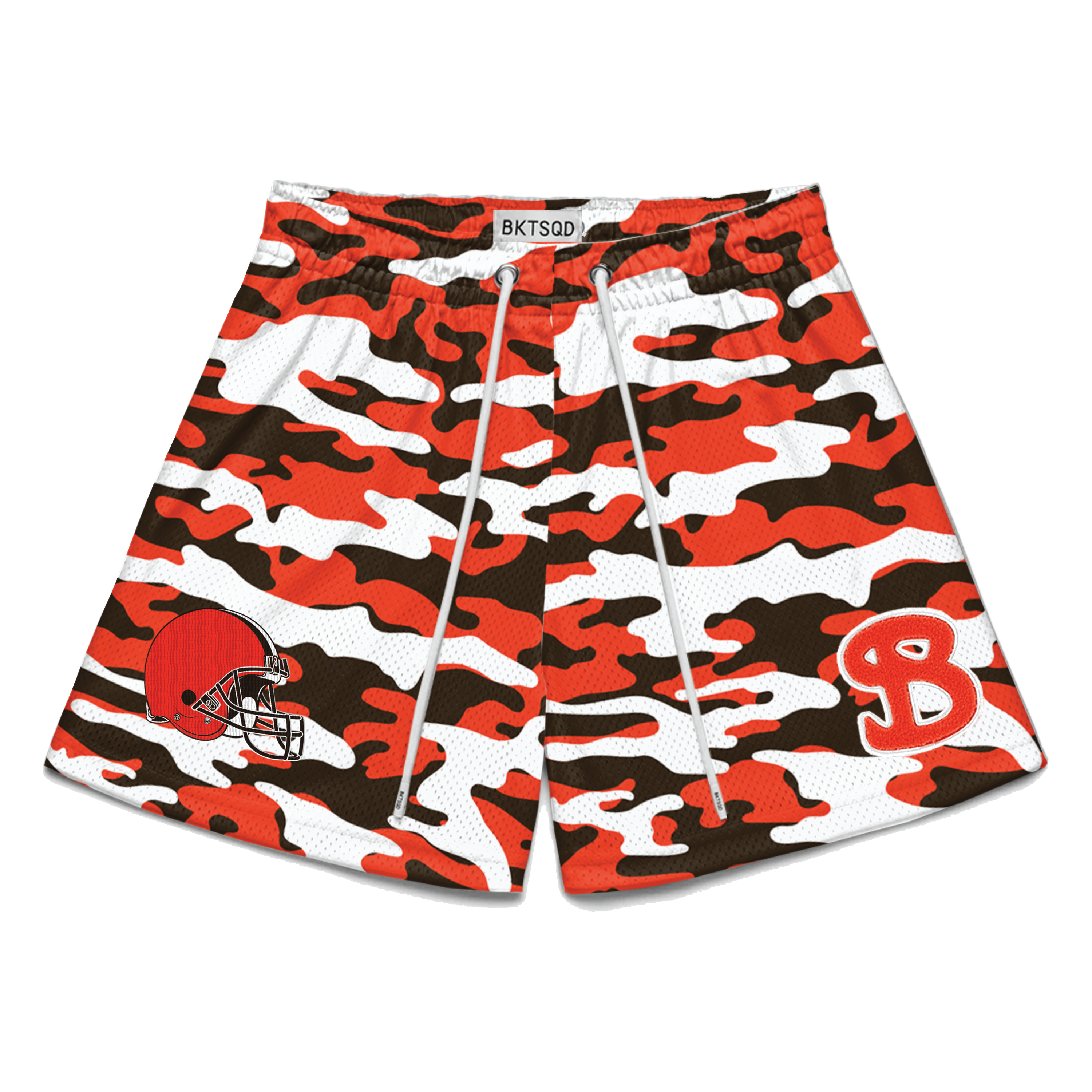 BROWNS CAMO SHORTS