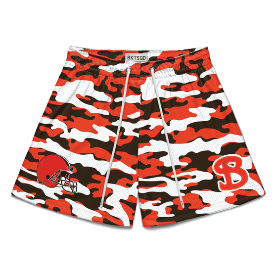 BROWNS CAMO SHORTS