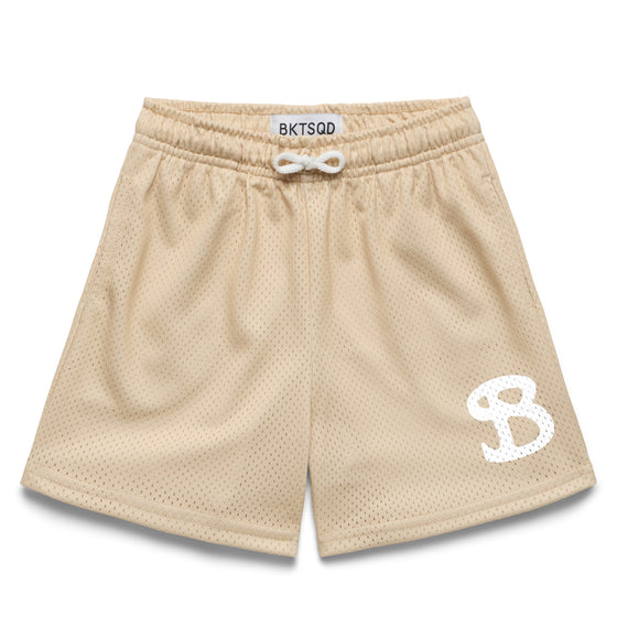 YOUTH TOASTED CREAM SOLID SHORTS