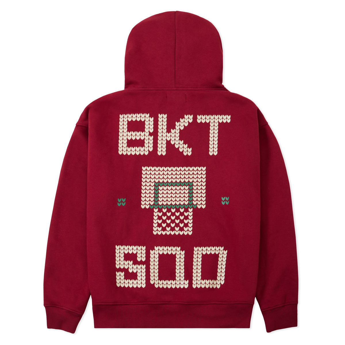 Knitted Hoop Hoodie - back