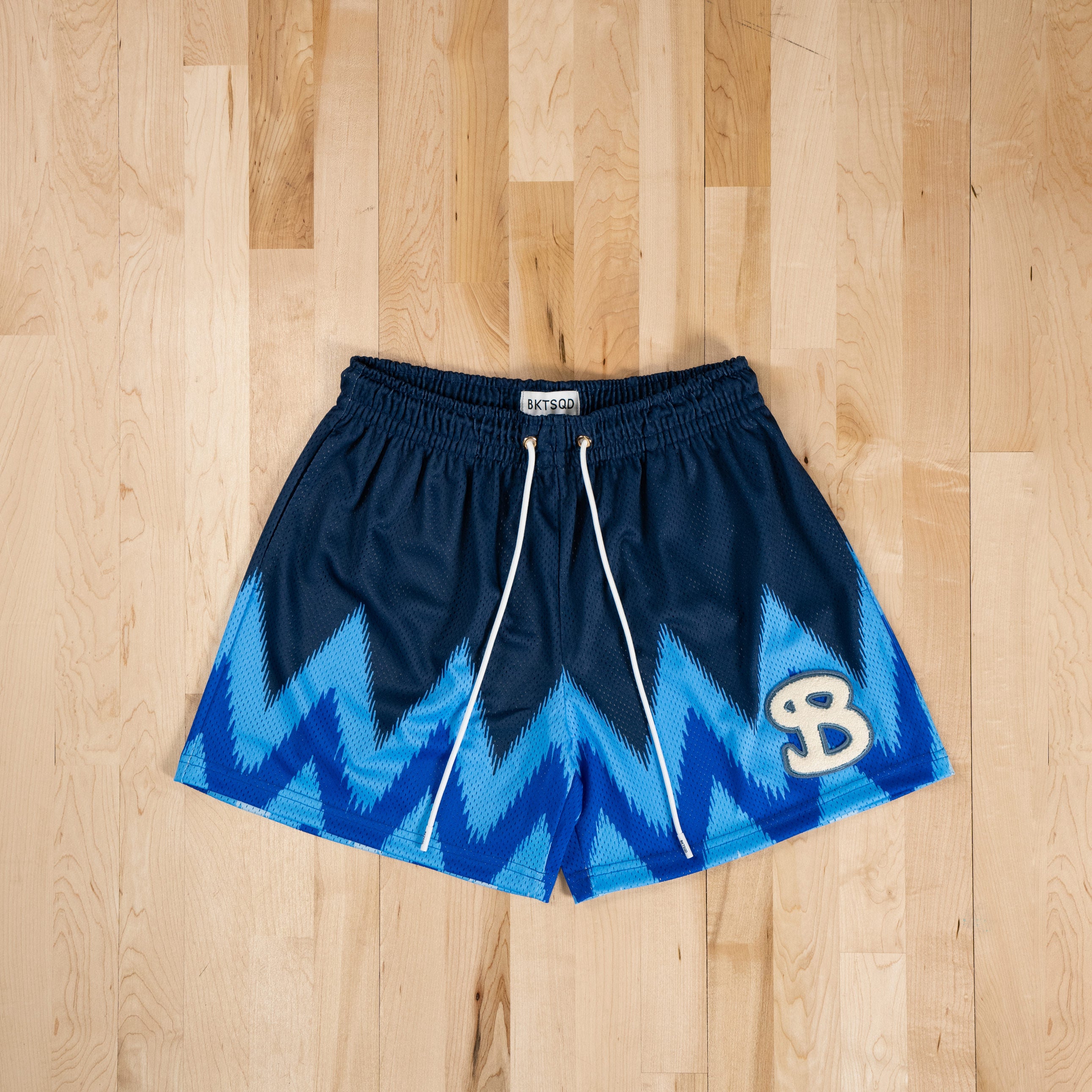 CHEVRON SHORTS - OCEAN BLAZE