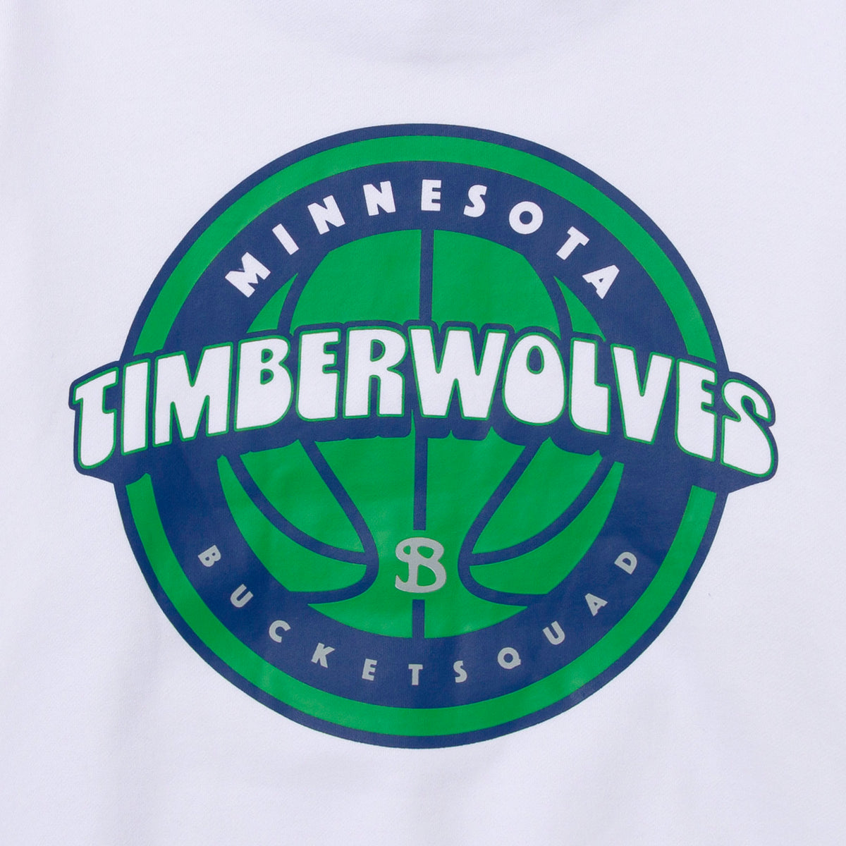 MINNESOTA TIMBERWOLVES BADGE HOODIE - back detail