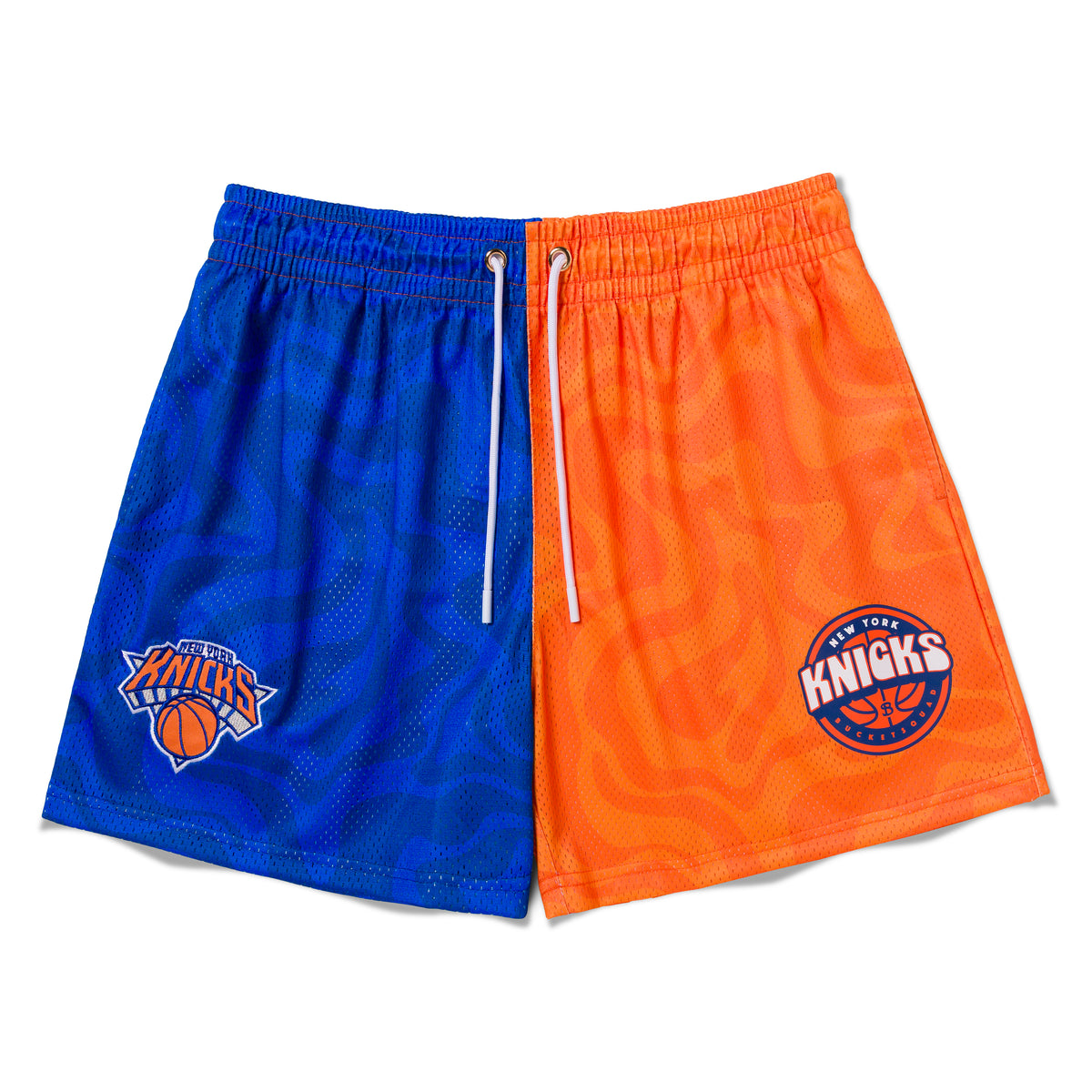 NEW YORK KNICKS SPLIT TIDAL SHORTS
