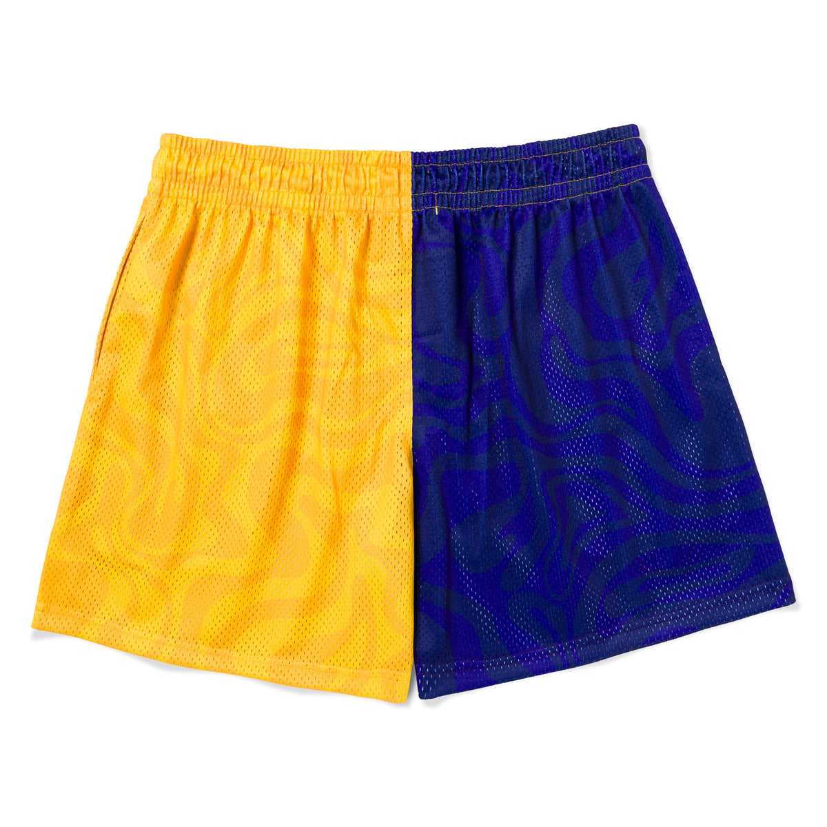 LOS ANGELES LAKERS SPLIT TIDAL SHORTS