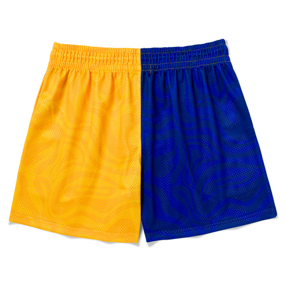 GOLDEN STATE WARRIORS SPLIT TIDAL SHORTS - back