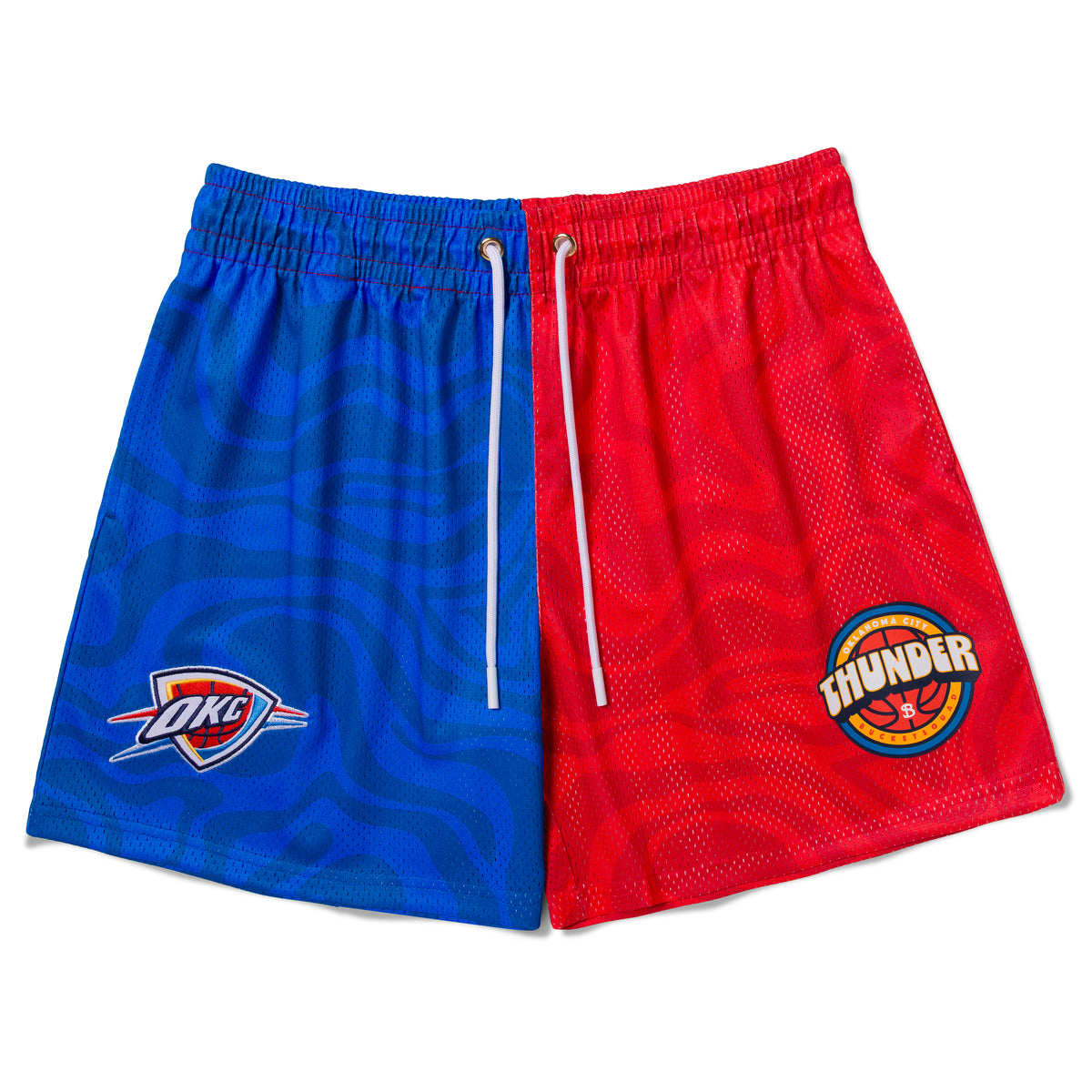 OKLAHOMA CITY THUNDER SPLIT TIDAL SHORTS