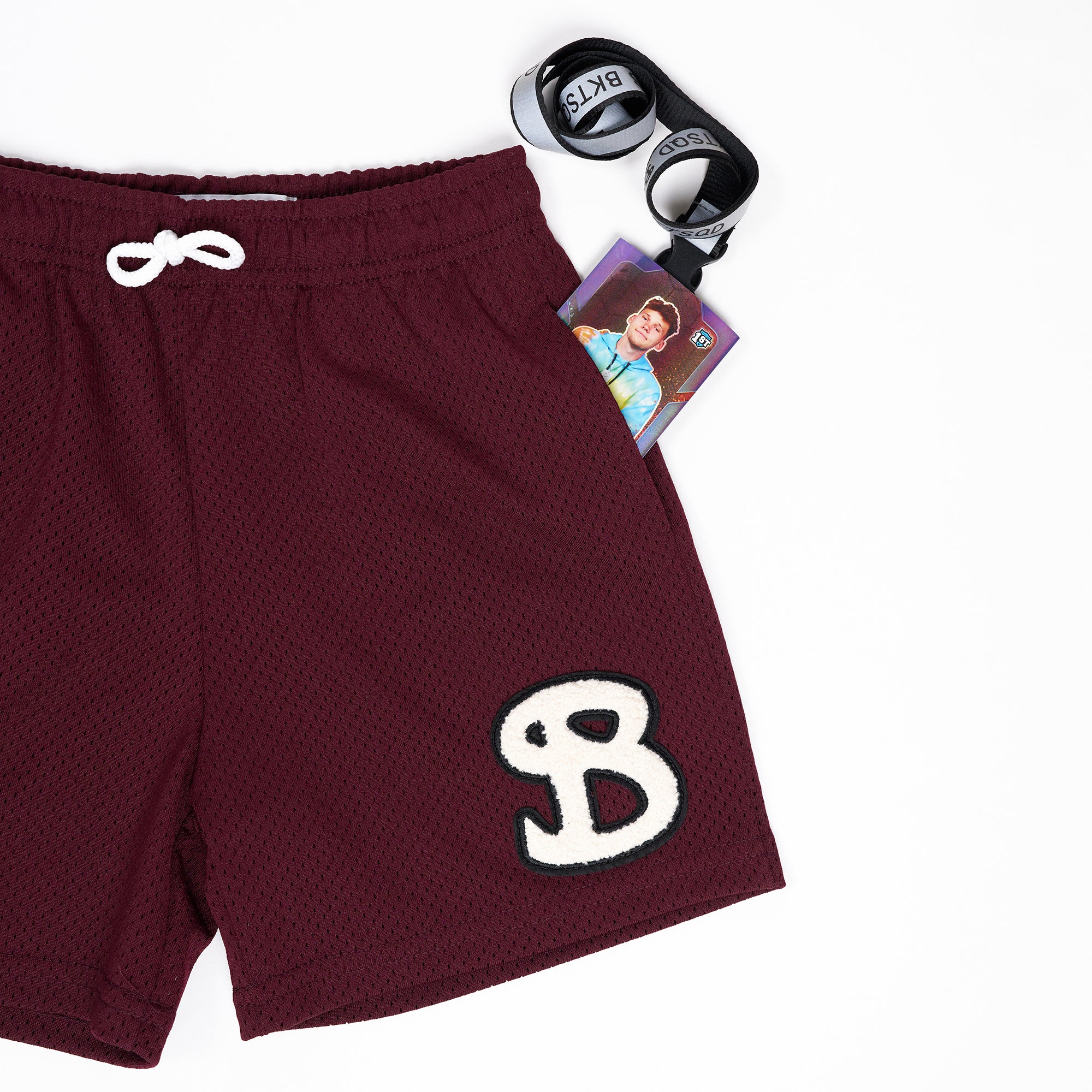 Classic Chenille Shorts Youth - Maroon