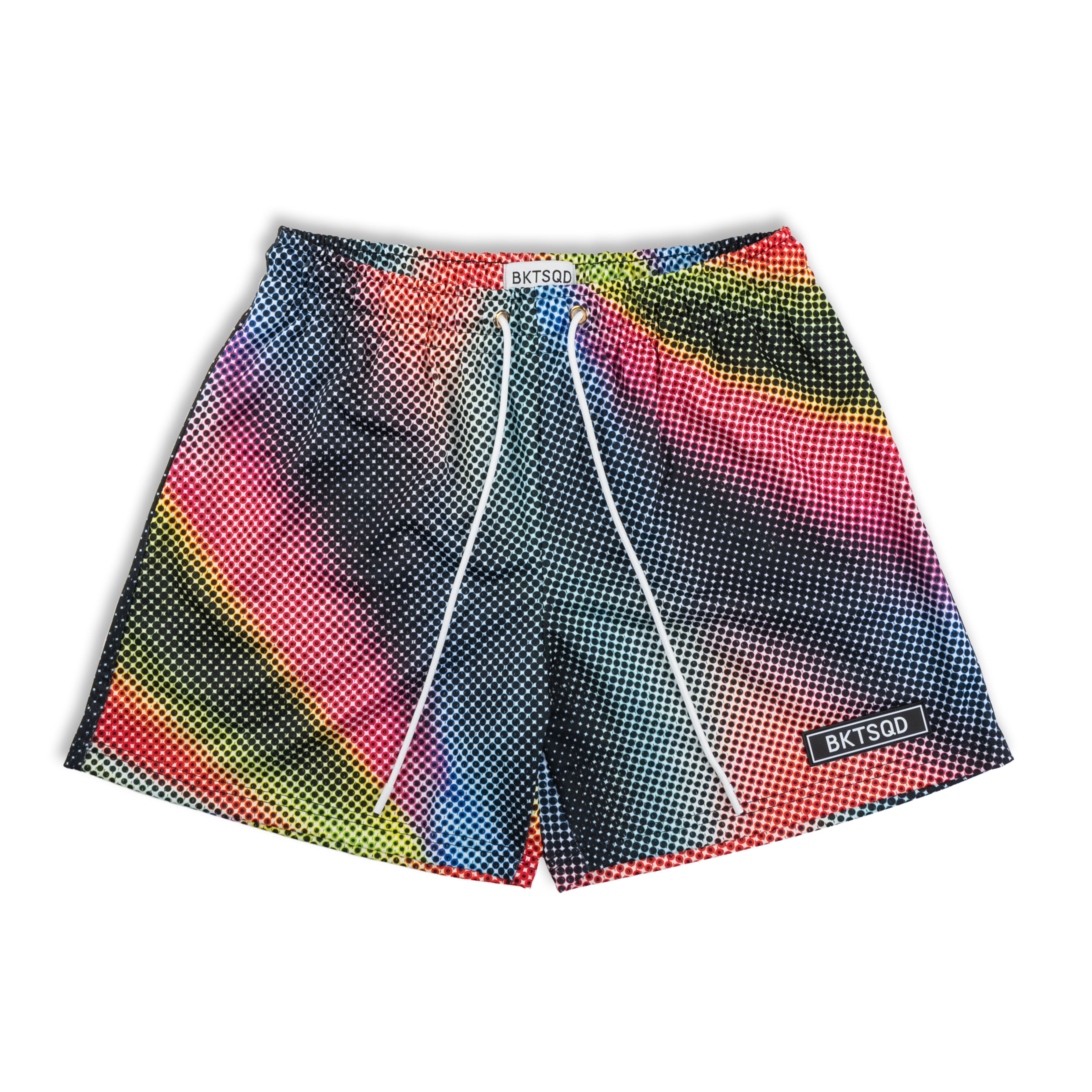 POINTILLISM SHORTS - DOT RAINBOW