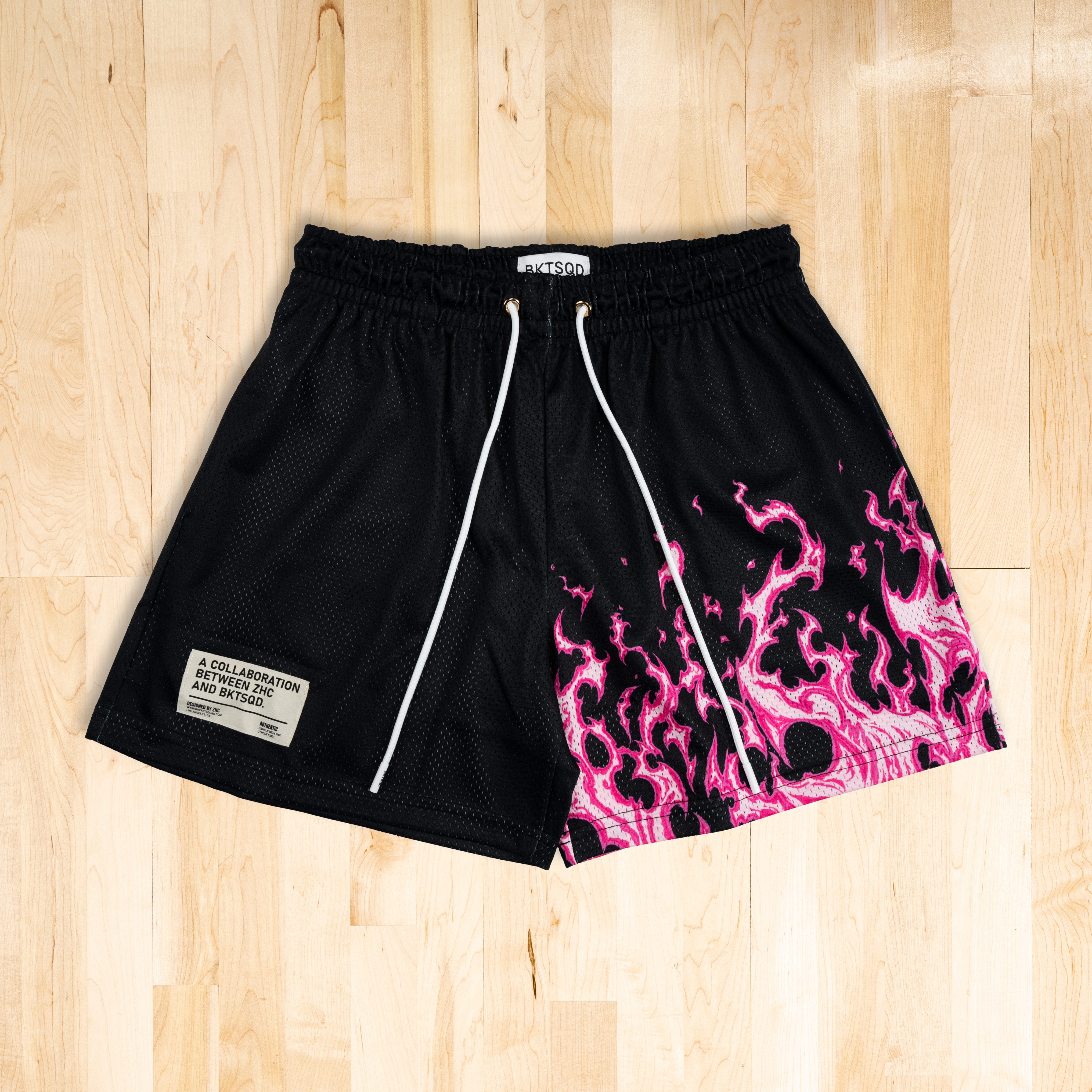 ZHC x BKTSQD SHORTS - PINK FLAME