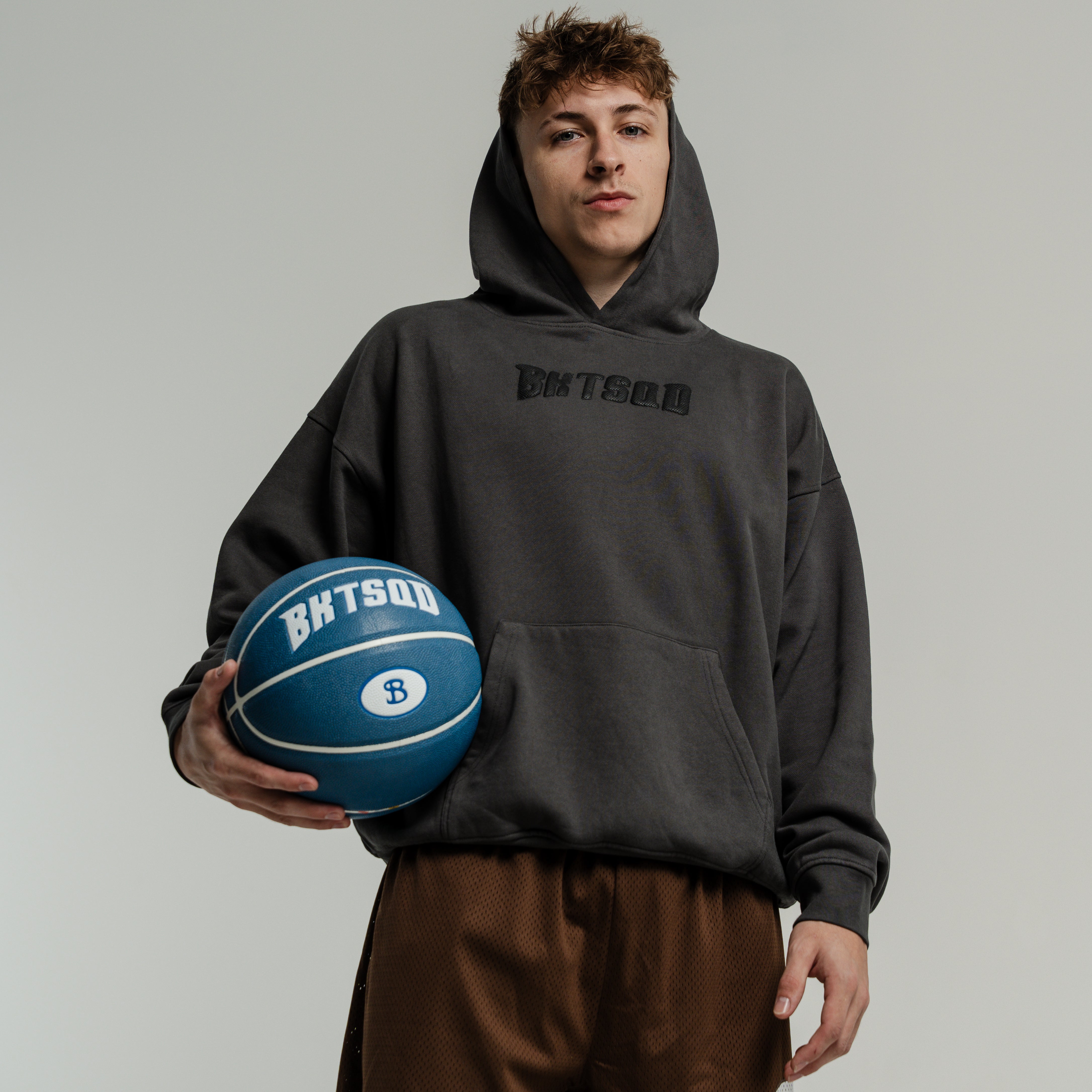 SOLID CHAR YOUTH HOODIE