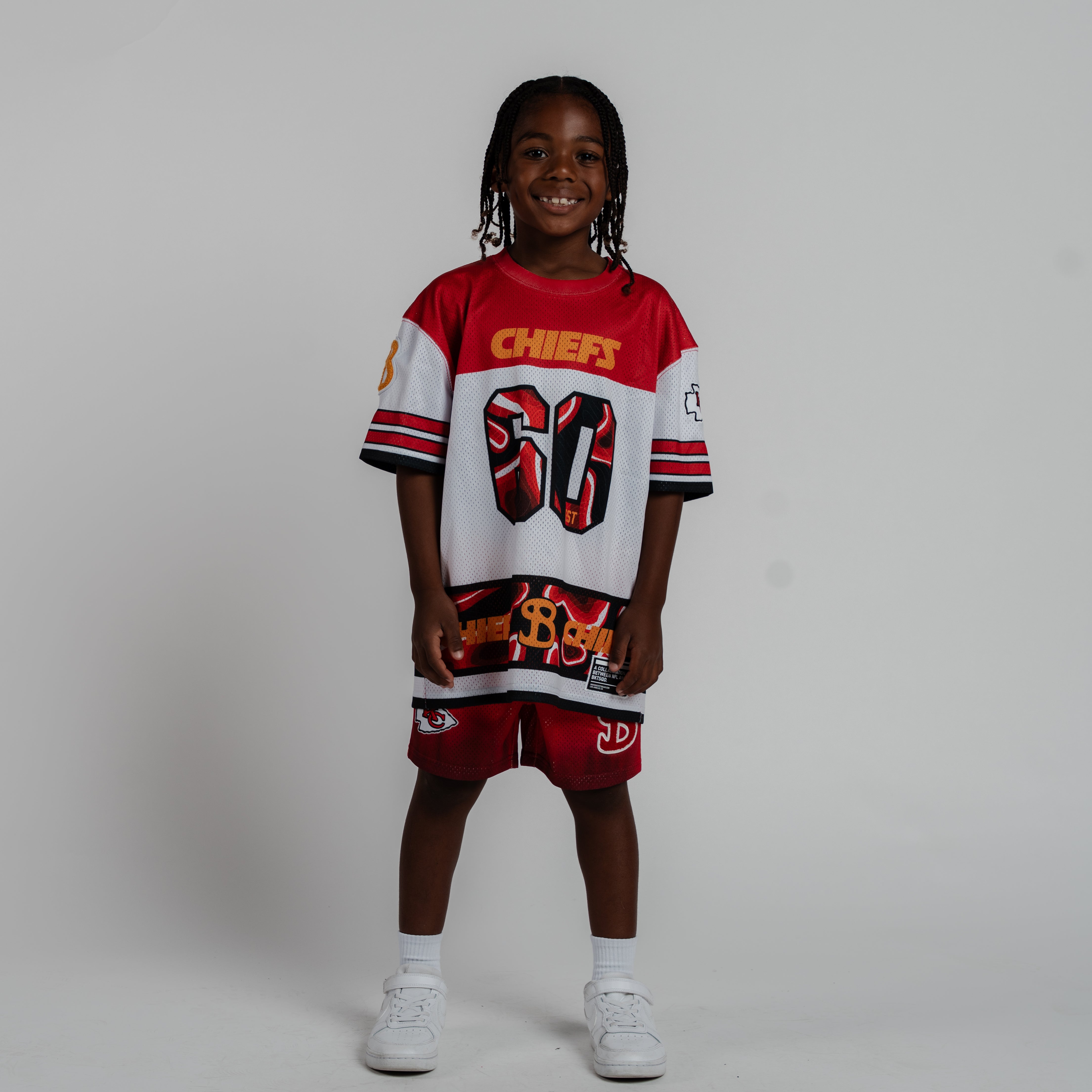 Bucketsquad Kansas City Chiefs Nfl Youth Mesh Tee | Kids Basketball