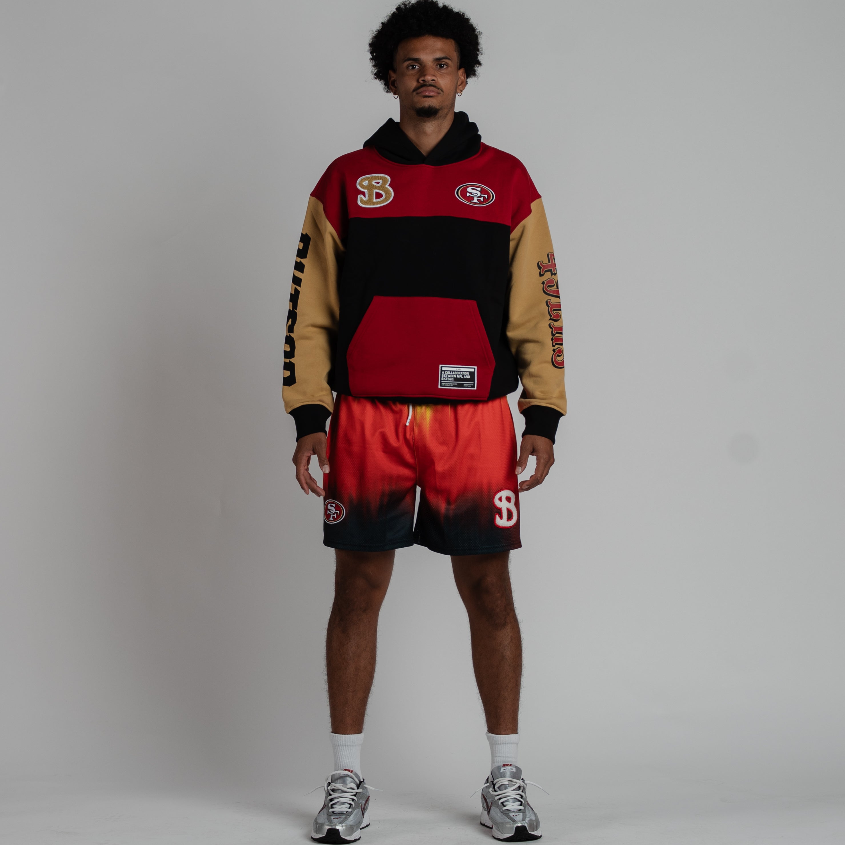 Bucketsquad San Francisco 49Ers Nfl Gradient Shorts | Adult Basketb