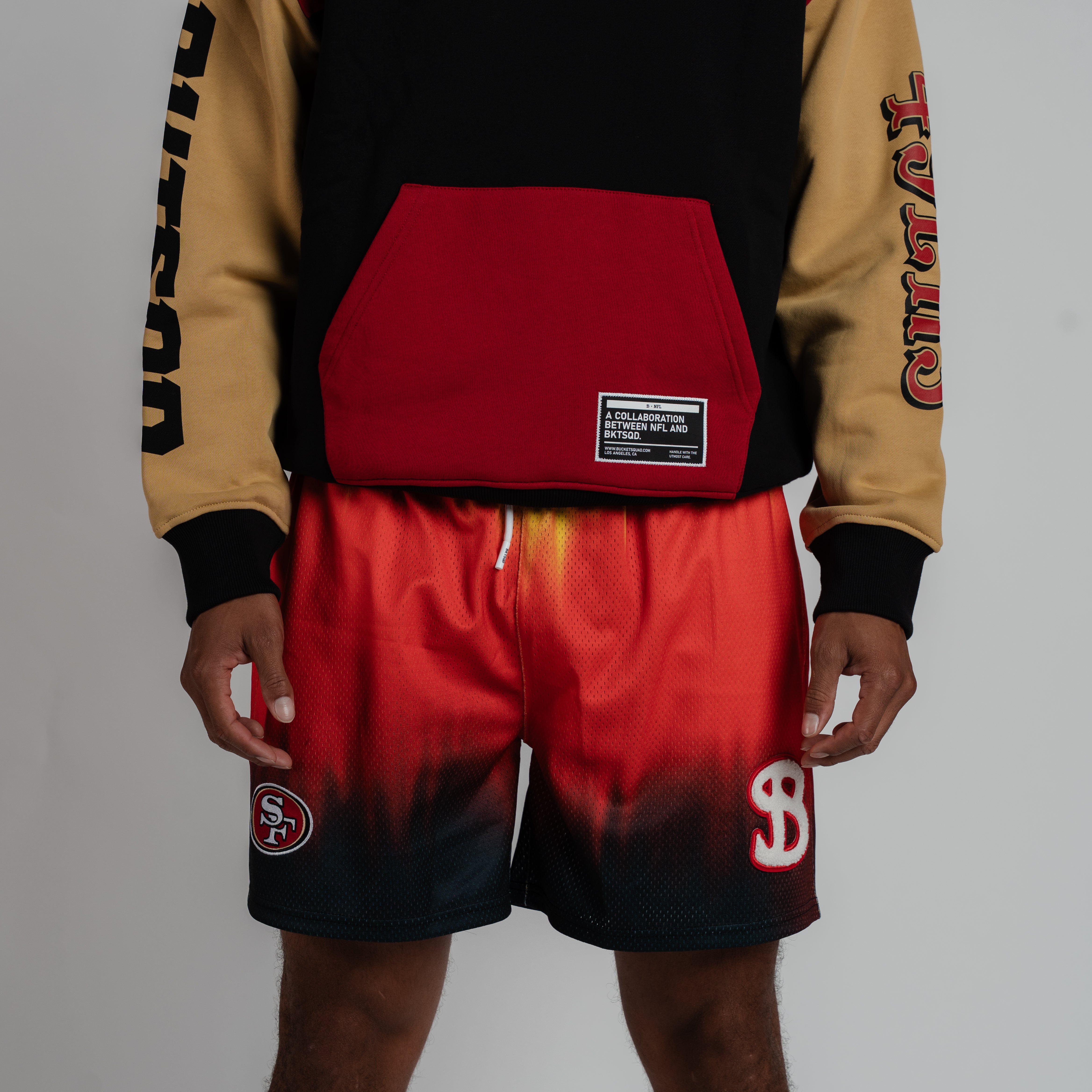 SAN FRANCISCO 49ERS NFL GRADIENT SHORTS