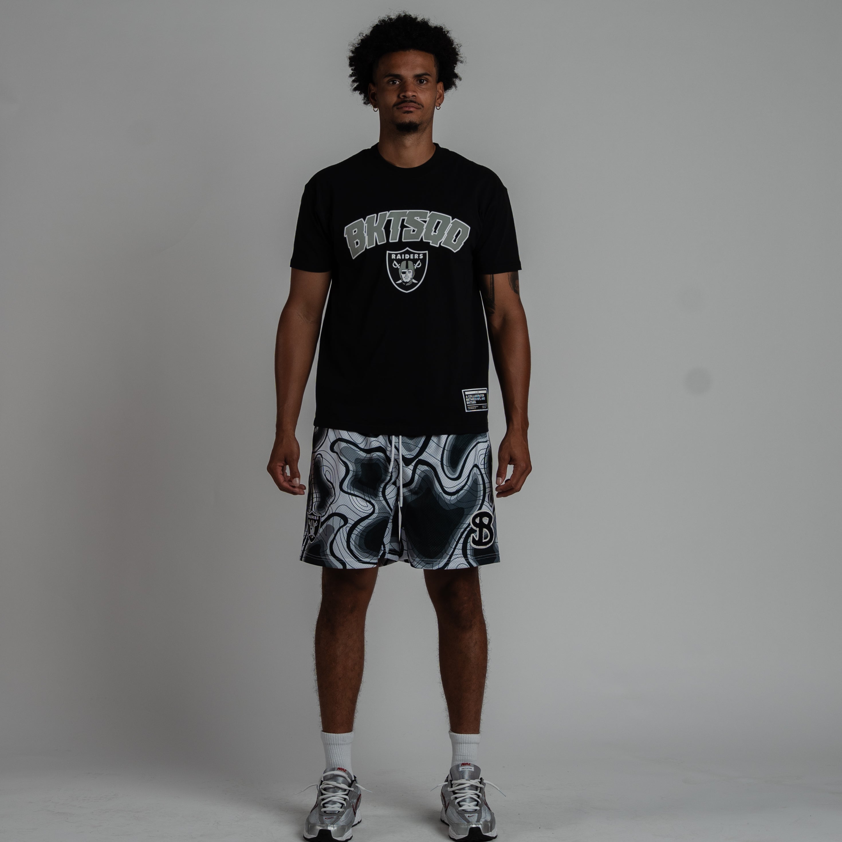 Bucketsquad Las Vegas Raiders Nfl Weatherman Shorts | Adult Basketb
