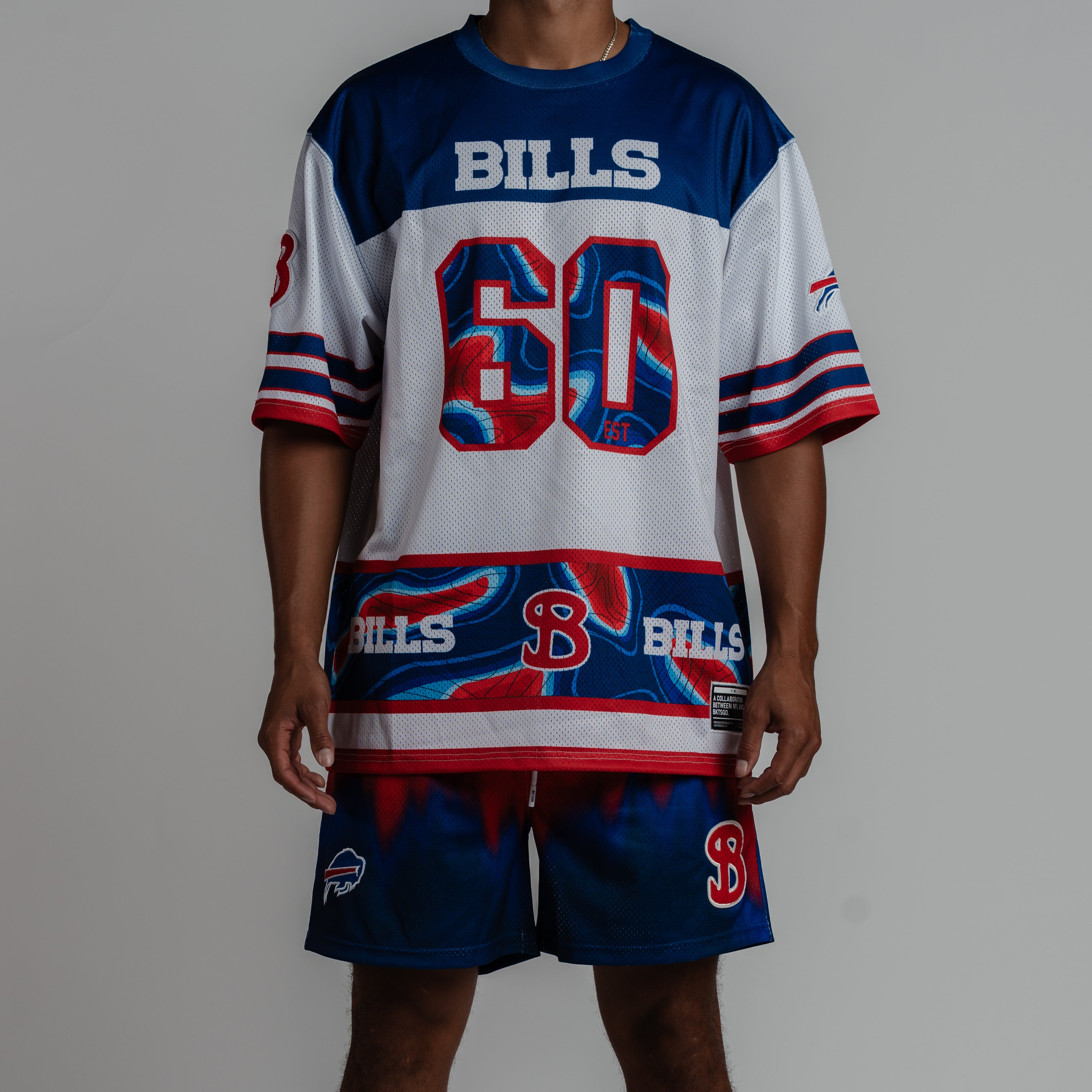 Bucketsquad Buffalo Bills Nfl Mesh Tee | Premium Basketball T-Shirt