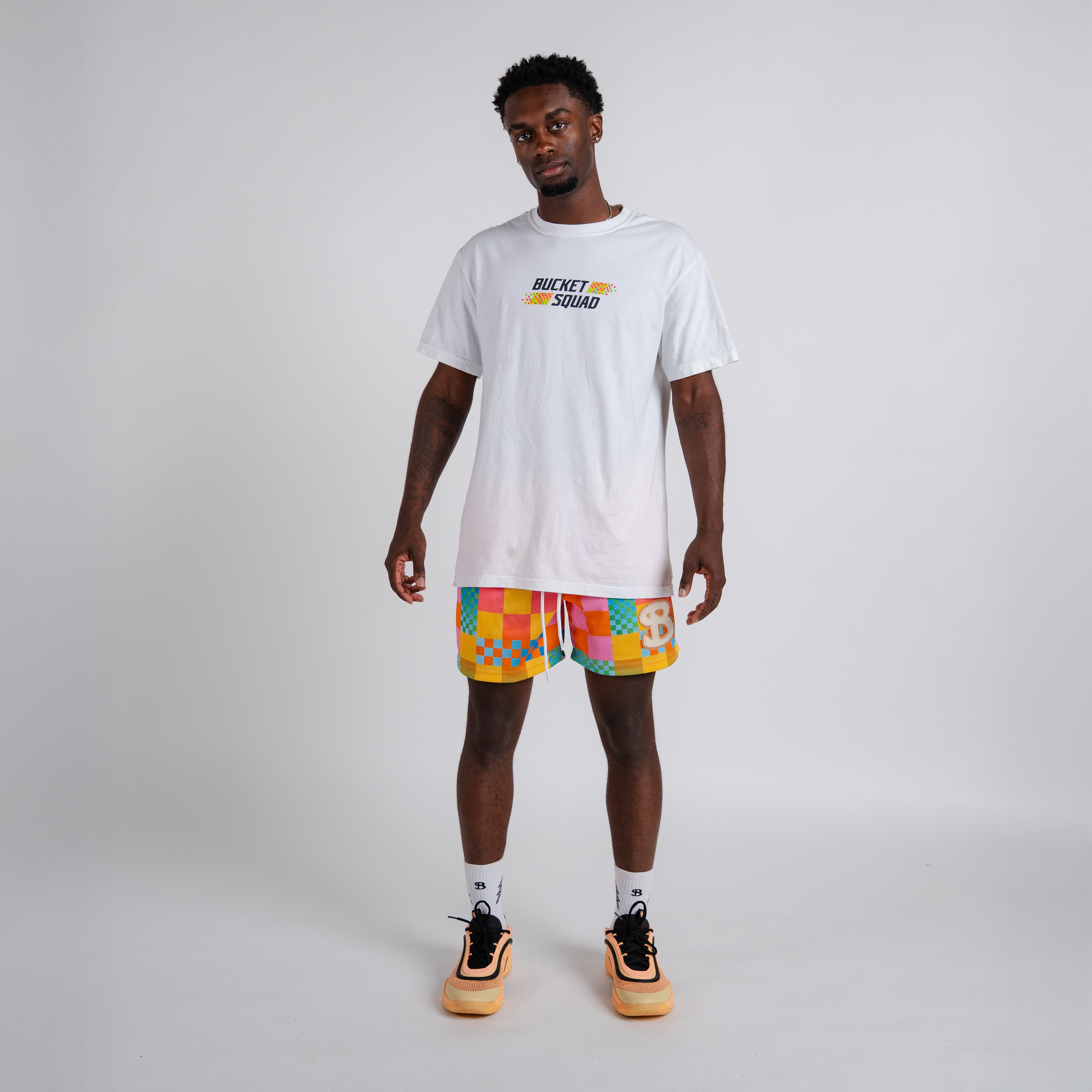 MULTI-COLOR THROTTLE SHORTS