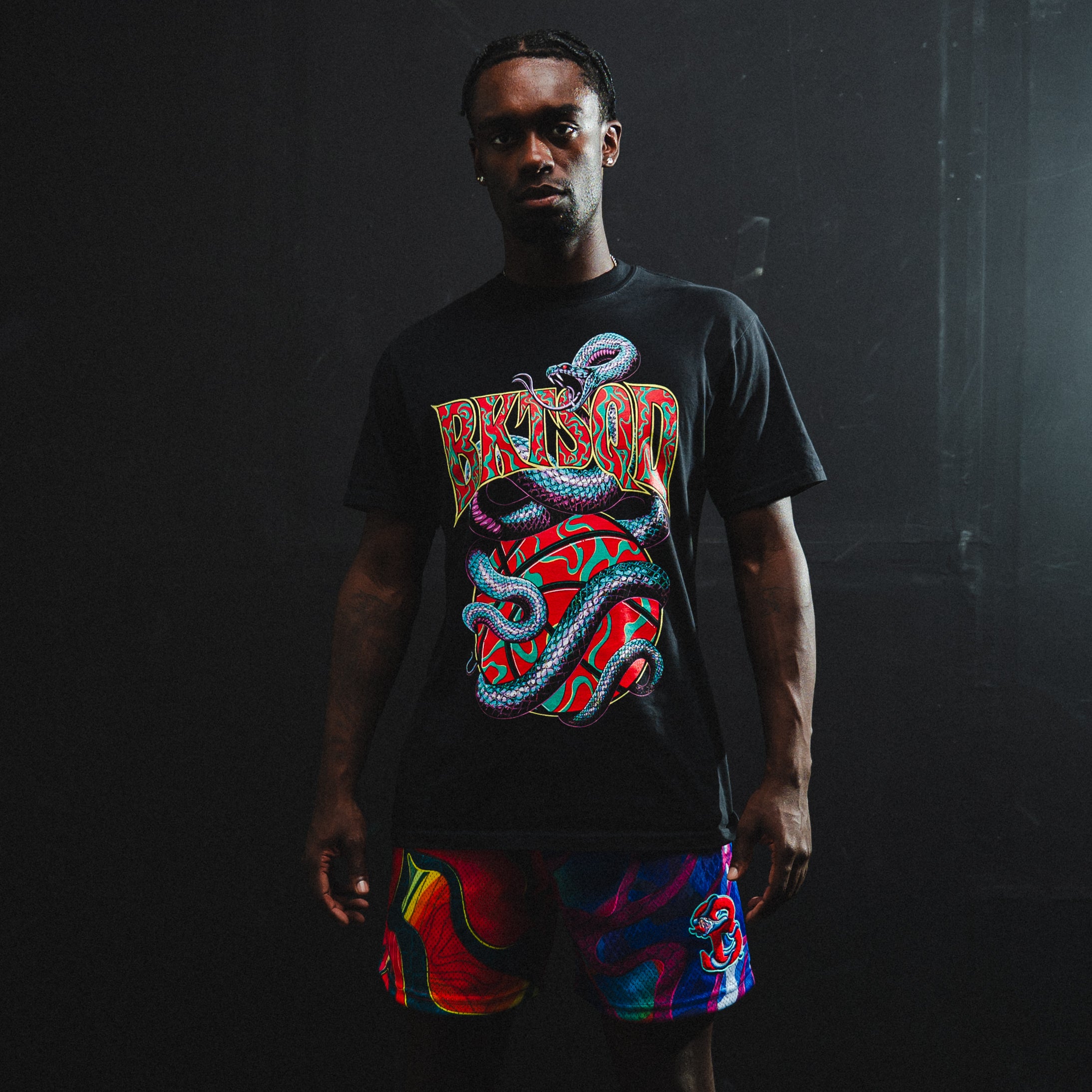 ADULT WHAT THE BLACK TEE