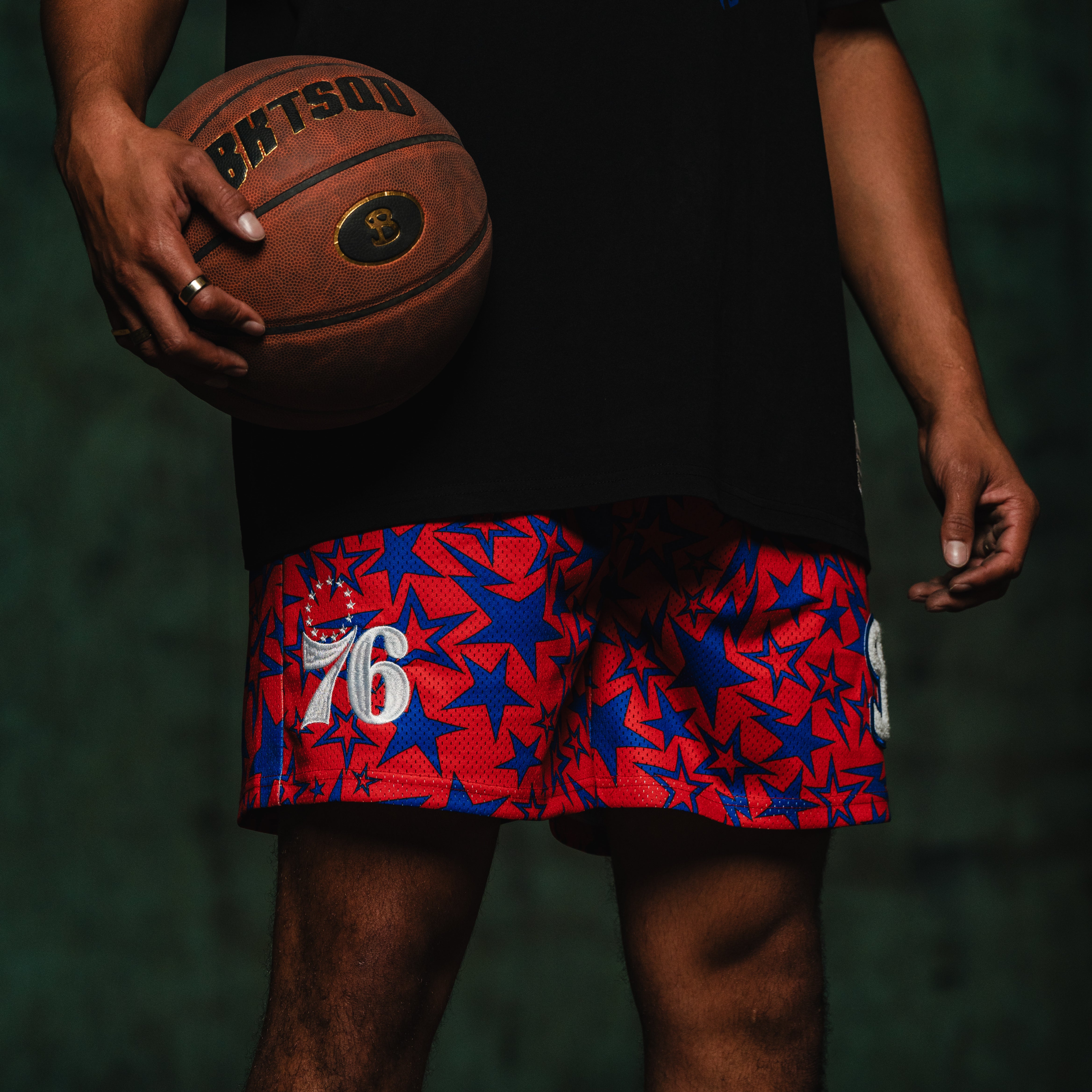NBA PHILADELPHIA SIXERS STARS YOUTH SHORTS