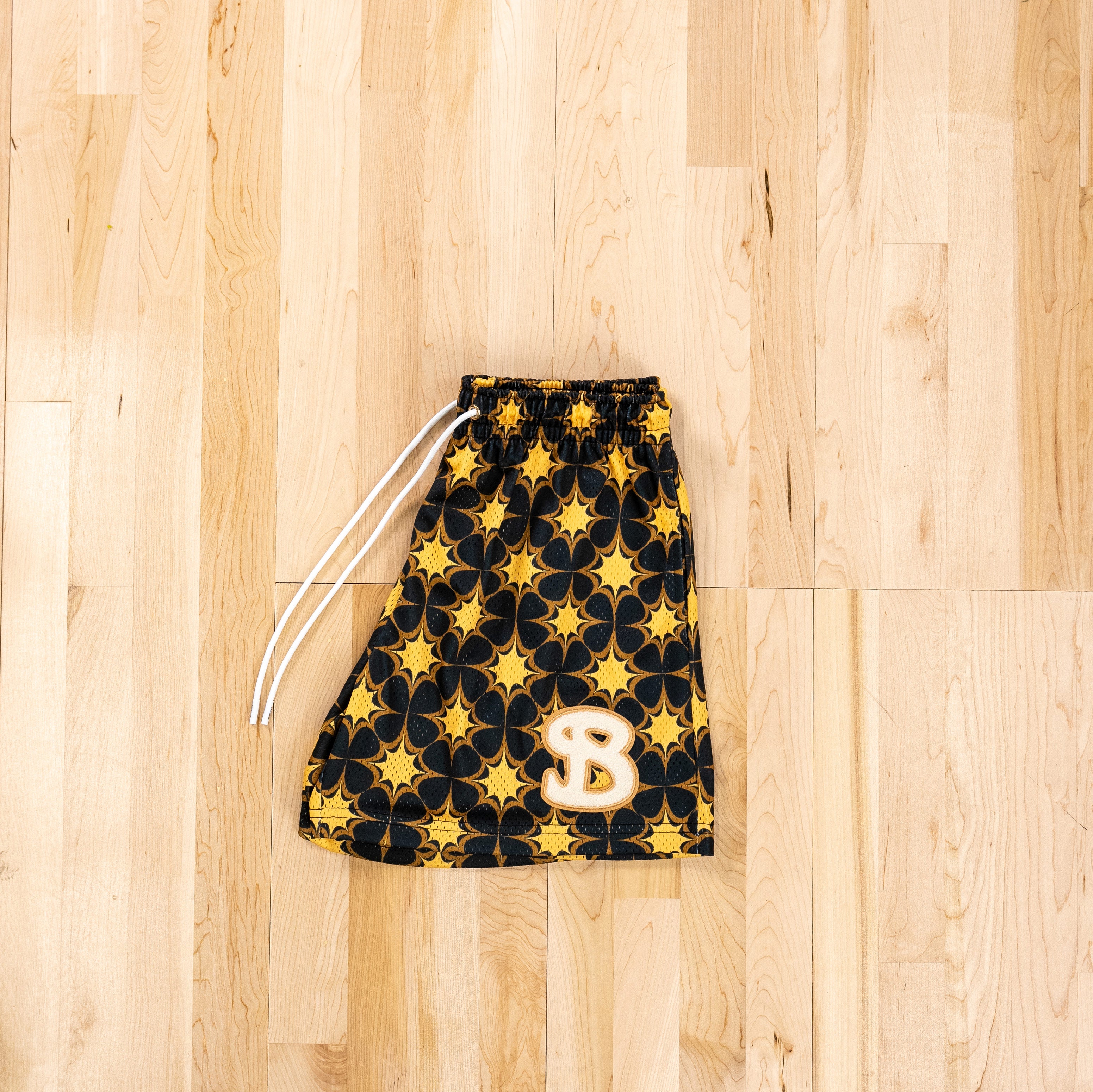 TROPHY GOLD SHORTS - SPARKLE