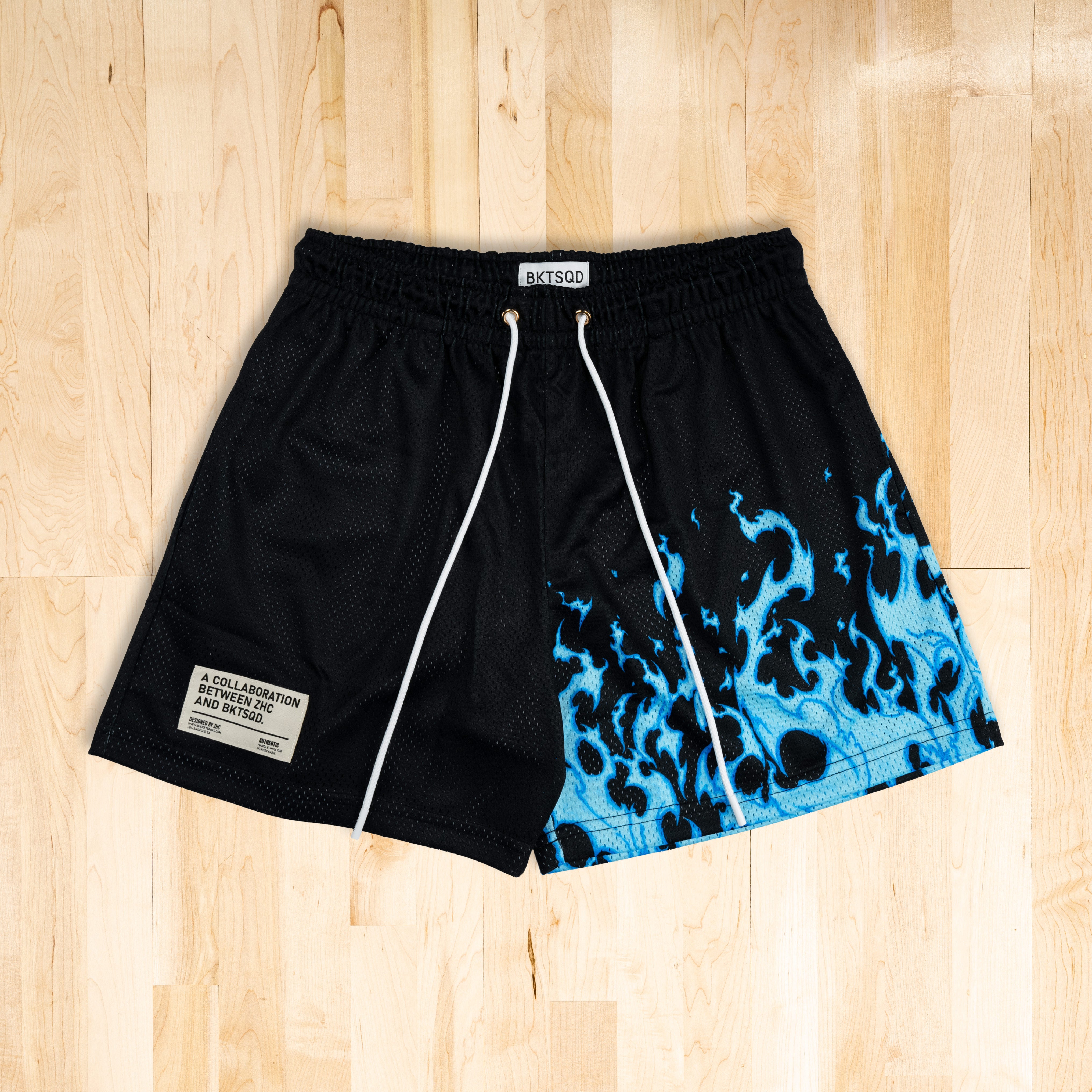 ZHC x BKTSQD SHORTS - BLUE FLAME