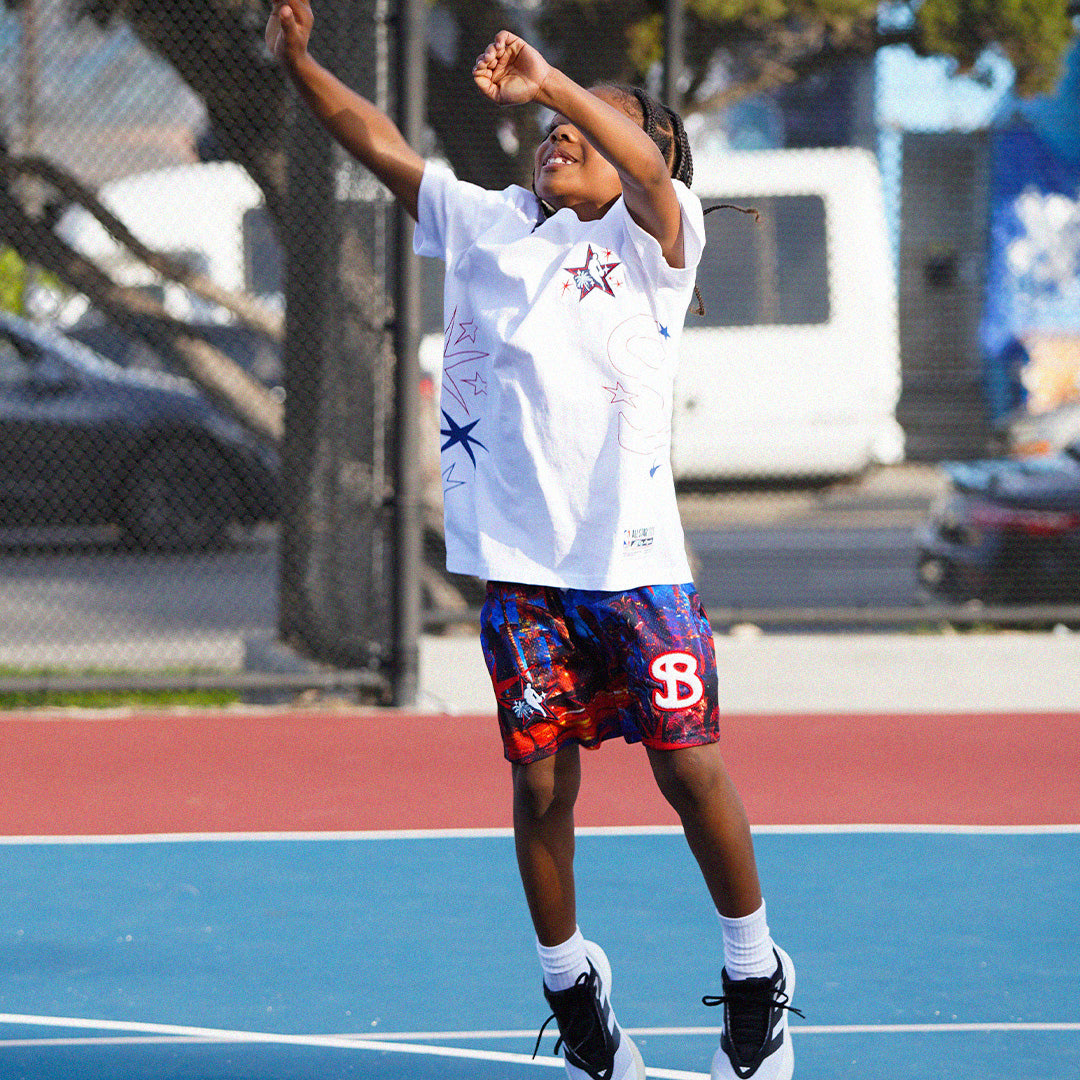 NBA ALL-STAR 2026 LA CITYSCAPE YOUTH SHORTS