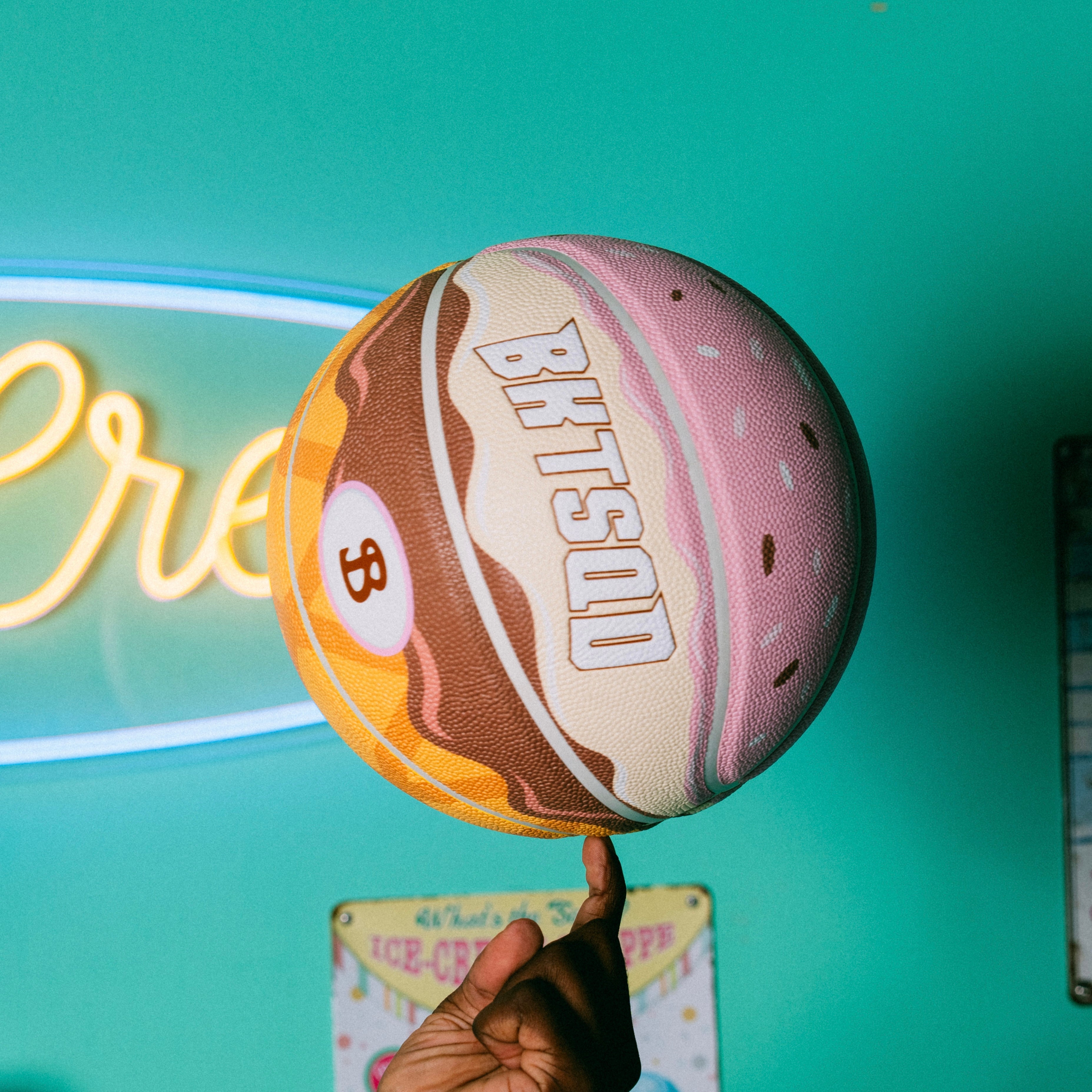 Neapolitan Ice Cream Basketball 7