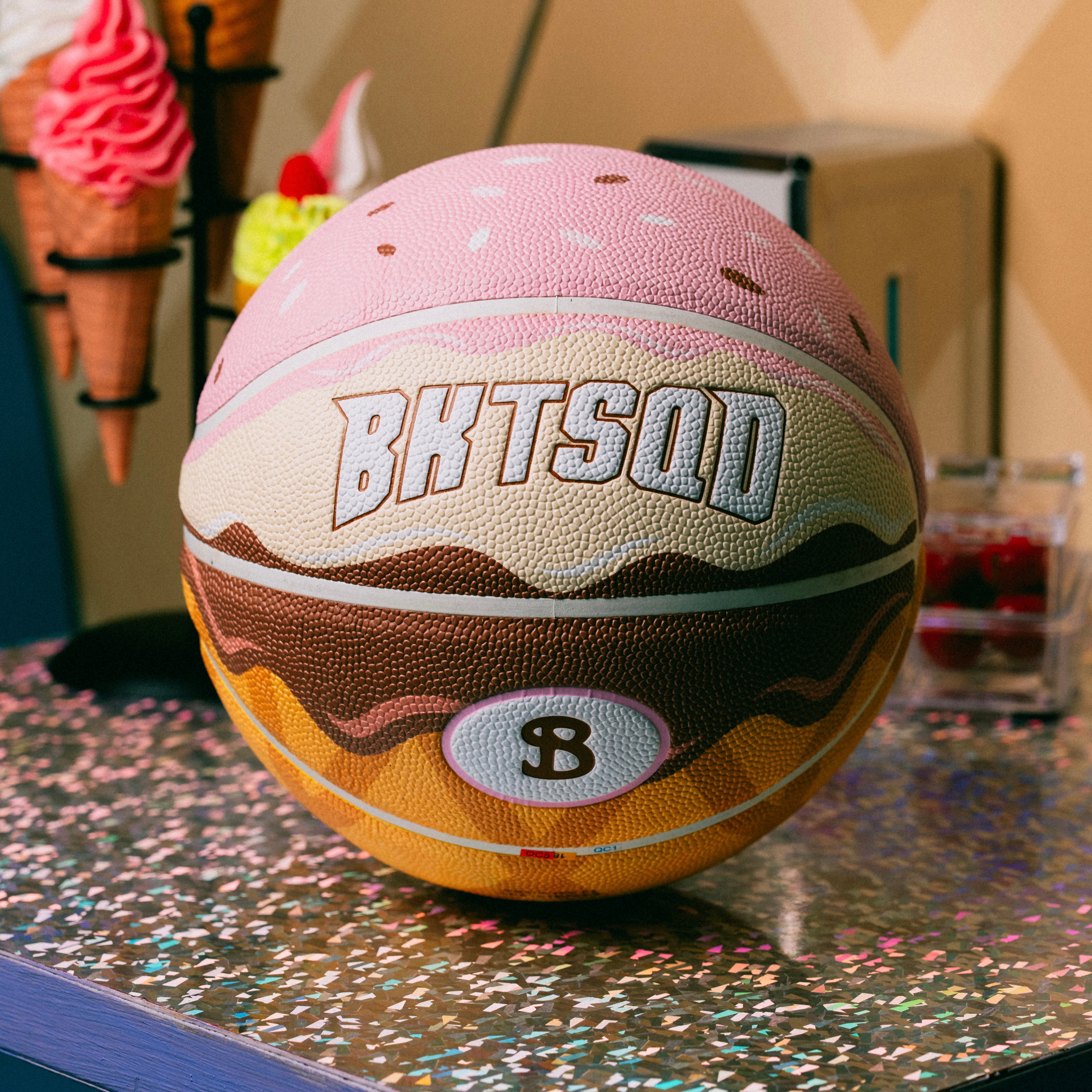 Neapolitan Ice Cream Basketball 7