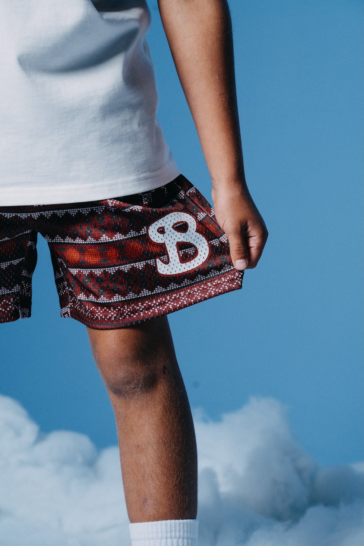 YOUTH KNITTED HOOP SHORTS