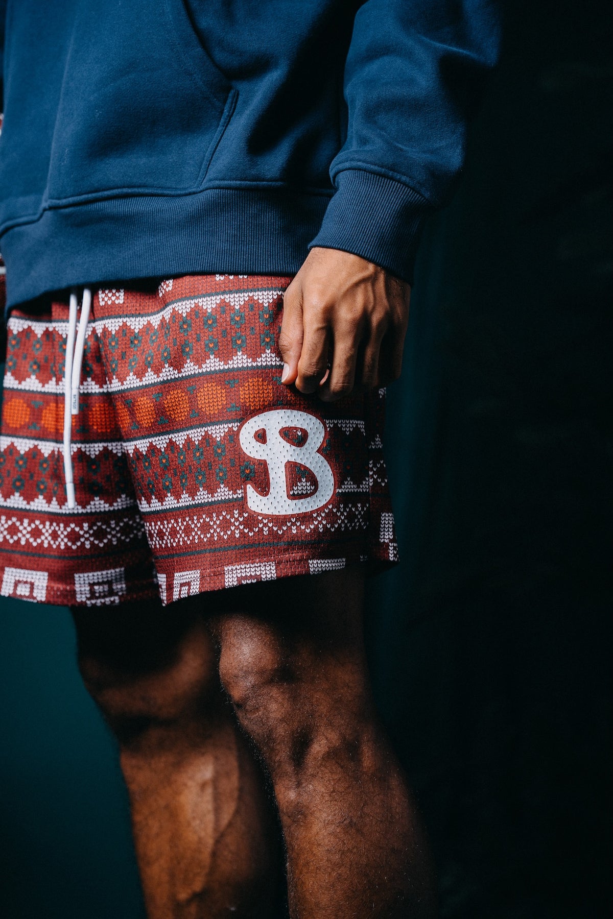 KNITTED HOOP SHORTS