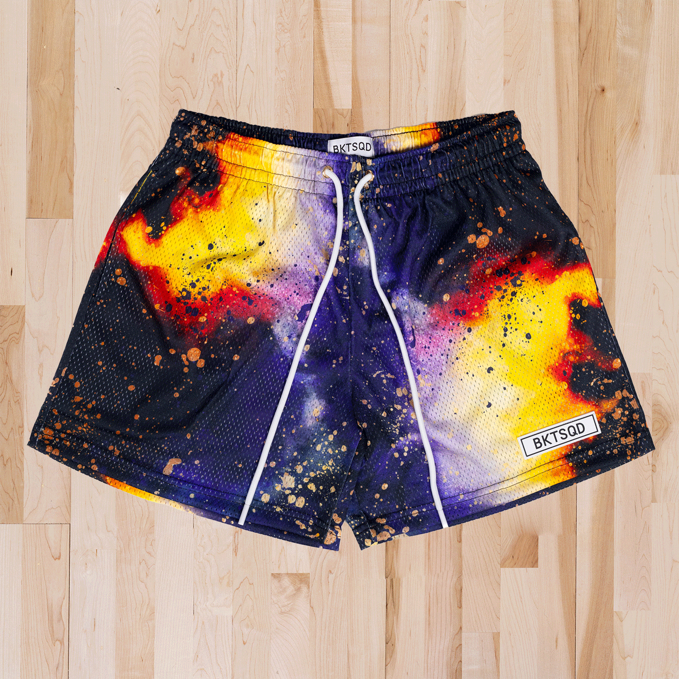 Gold Galaxy Shorts - ADULT