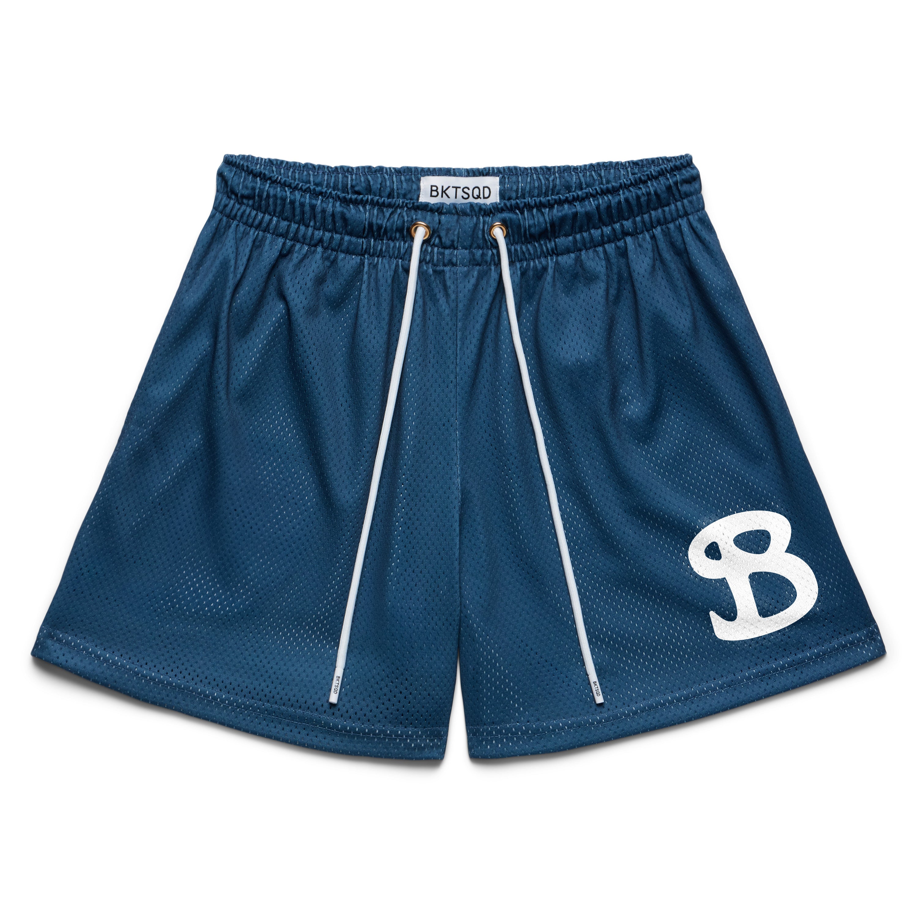 DUSTY BLUE SOLID SHORTS