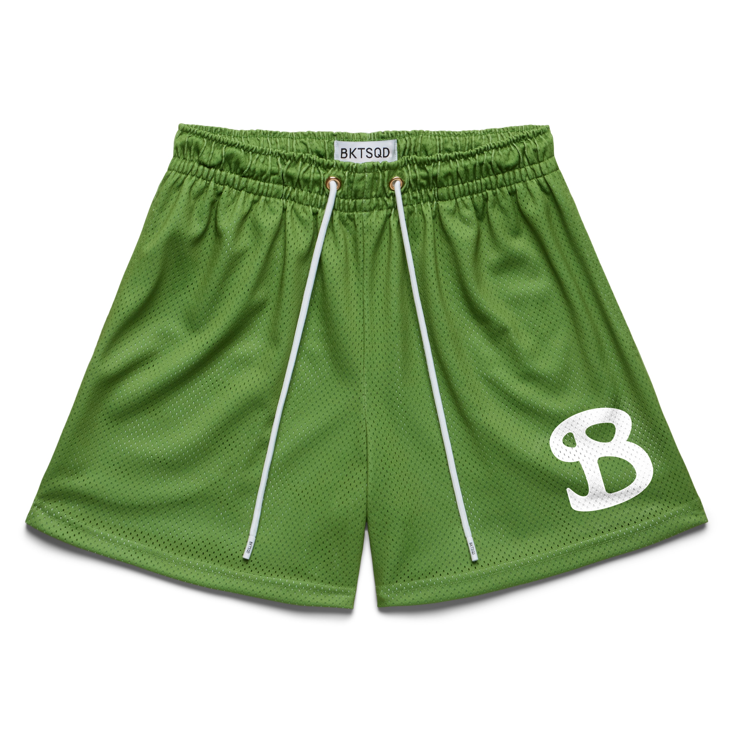 MOSS GREEN SOLID SHORTS